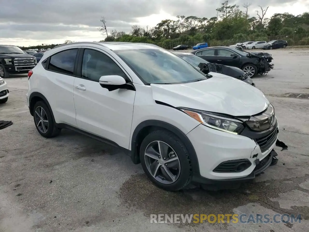 4 fotografías del automóvil dañado 3CZRU5H52MM711589 HONDA HR-V 2021