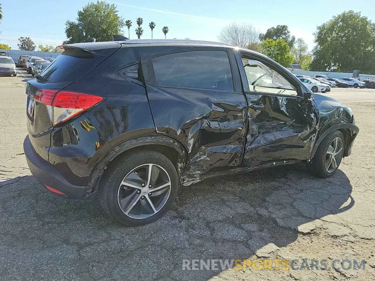 3 fotografías del automóvil dañado 3CZRU5H52MM714718 HONDA HR-V 2021