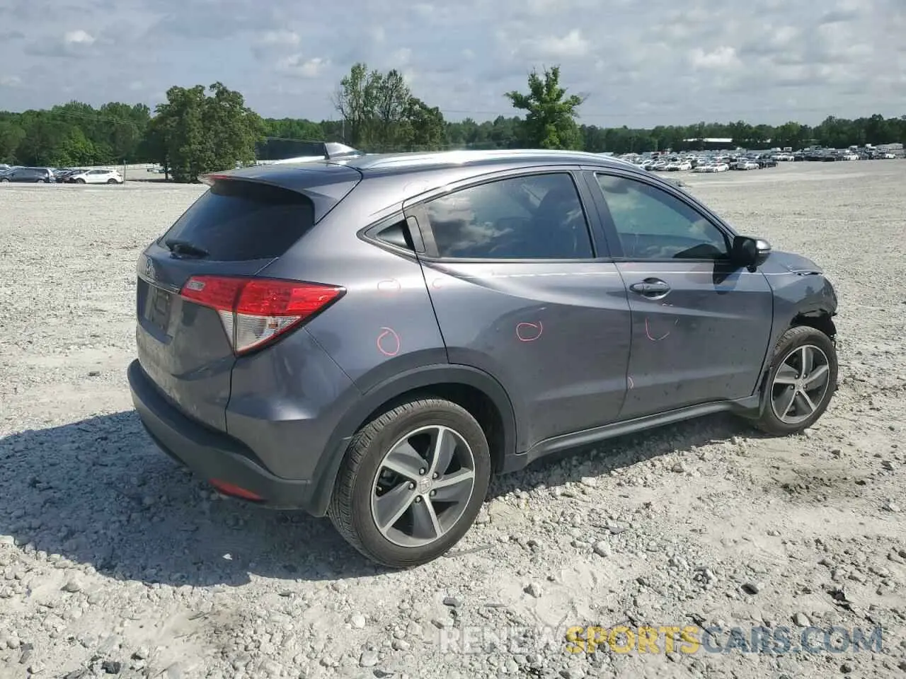 3 fotografías del automóvil dañado 3CZRU5H53MM705185 HONDA HR-V 2021