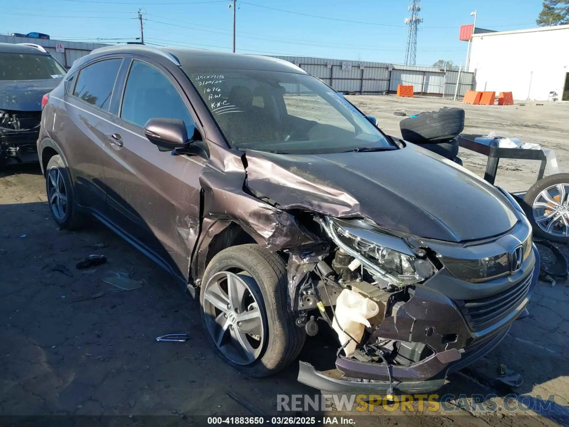 1 fotografías del automóvil dañado 3CZRU5H53MM721676 HONDA HR-V 2021