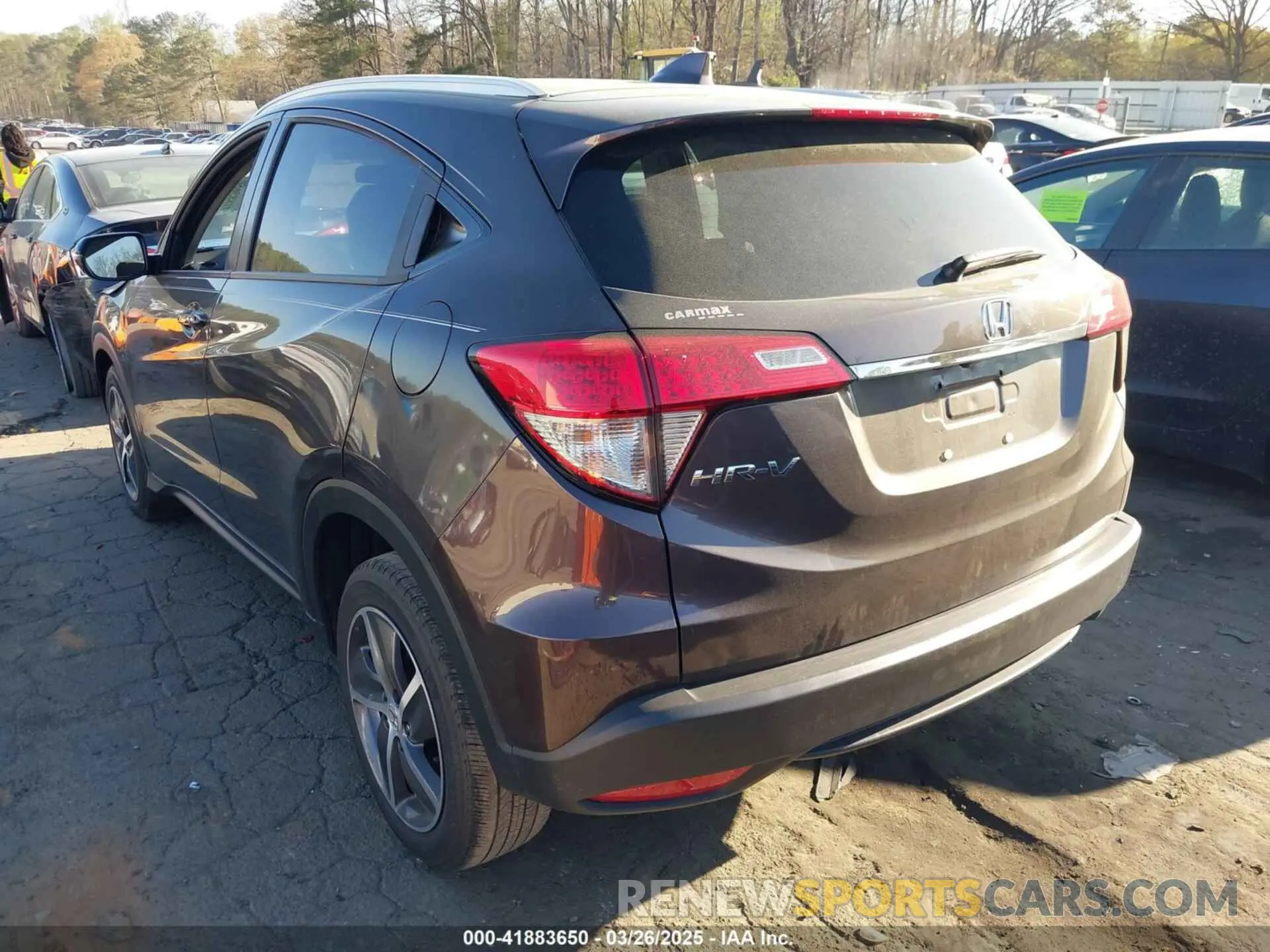 3 fotografías del automóvil dañado 3CZRU5H53MM721676 HONDA HR-V 2021