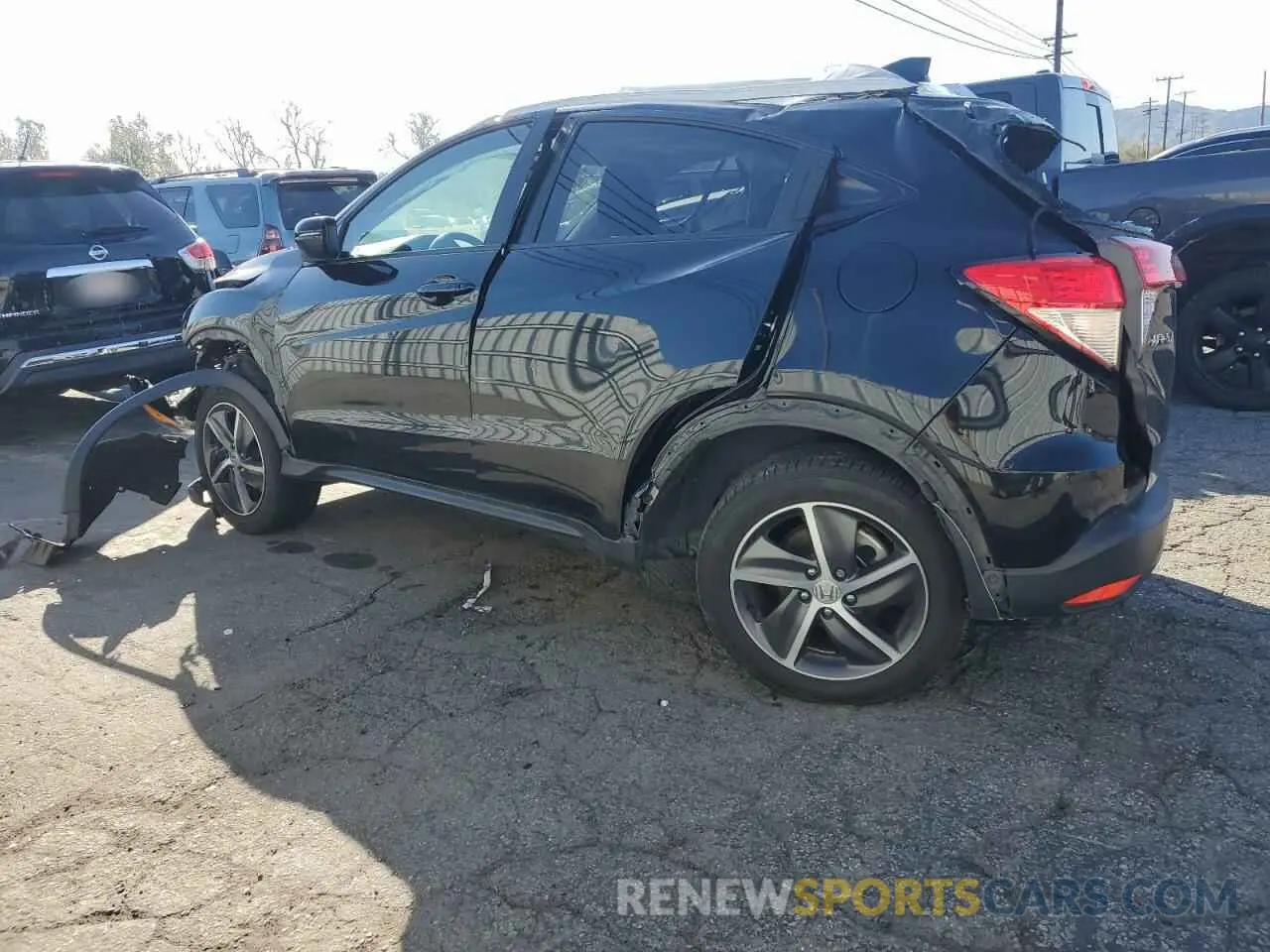 2 fotografías del automóvil dañado 3CZRU5H53MM723220 HONDA HR-V 2021
