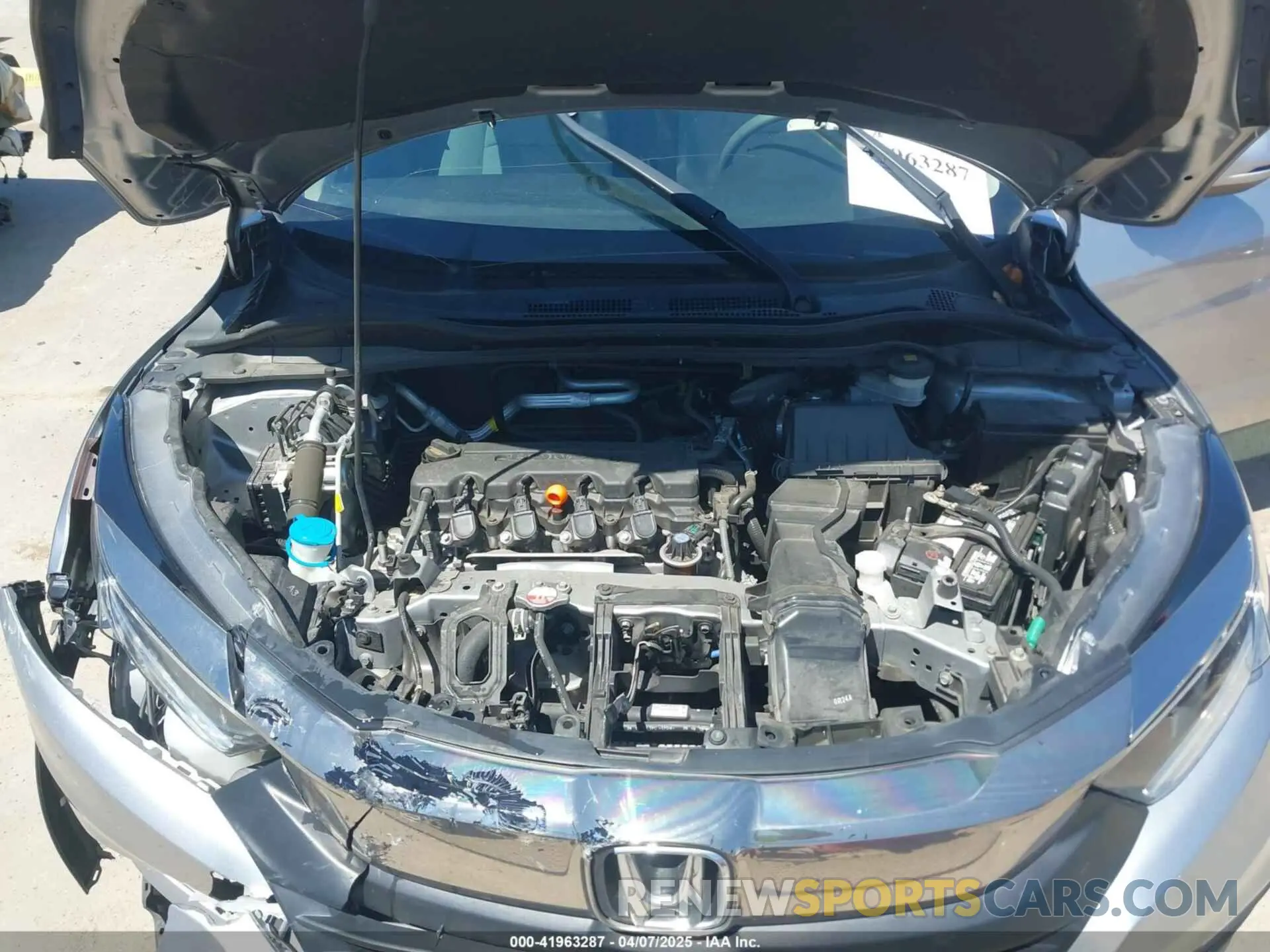 10 fotografías del automóvil dañado 3CZRU5H54MM701212 HONDA HR-V 2021