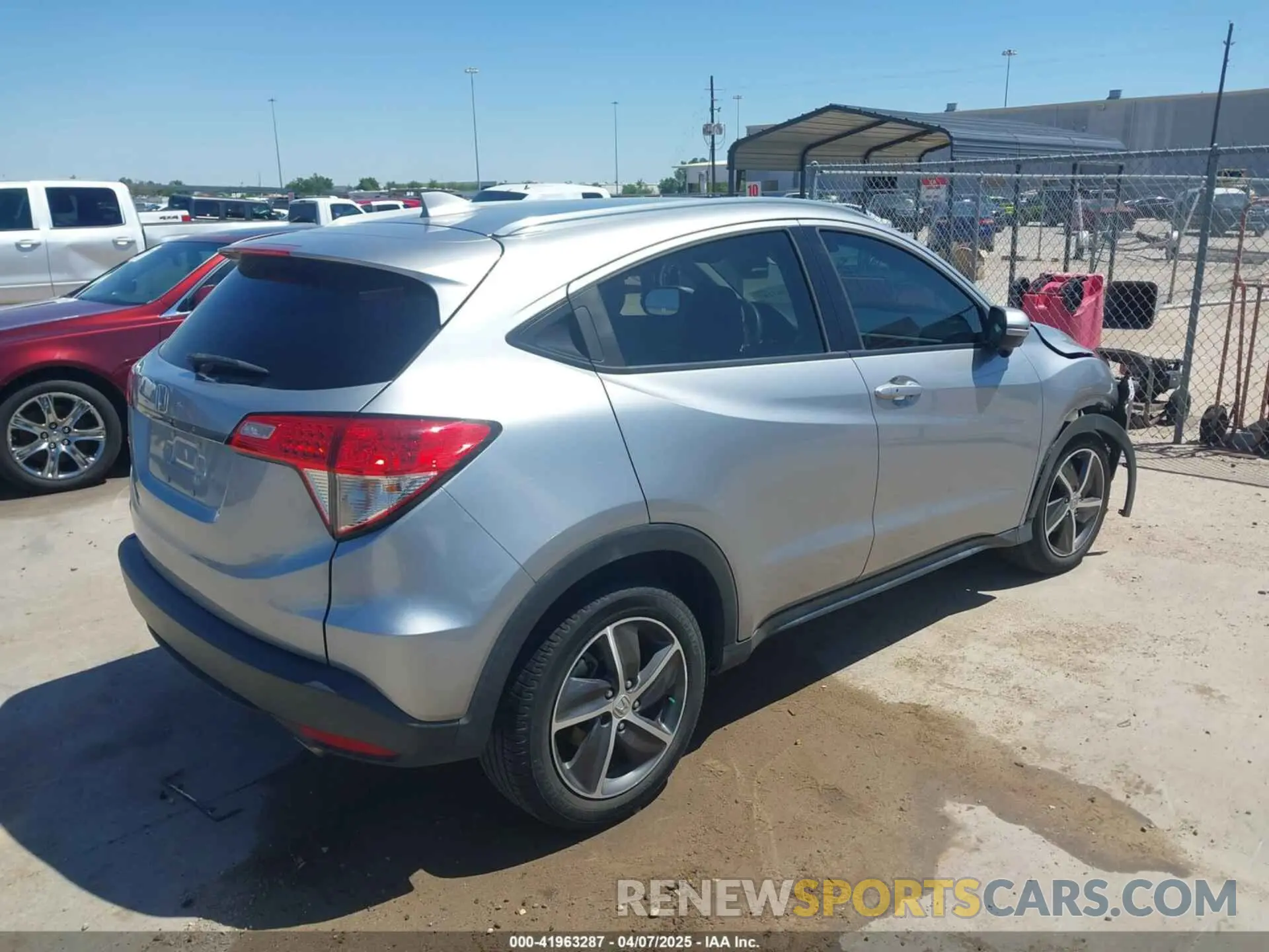 4 fotografías del automóvil dañado 3CZRU5H54MM701212 HONDA HR-V 2021