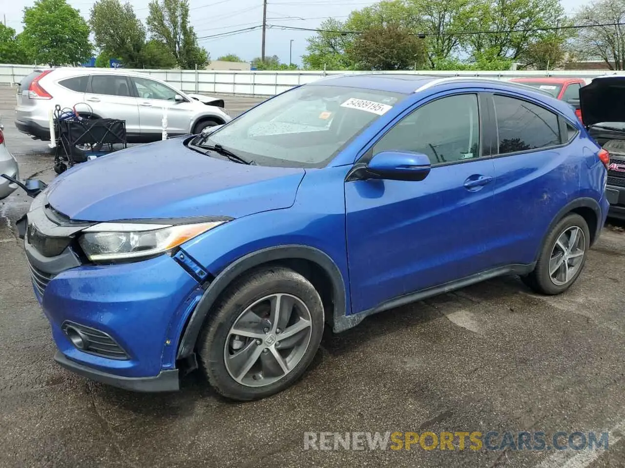 1 fotografías del automóvil dañado 3CZRU5H55MM714583 HONDA HR-V 2021