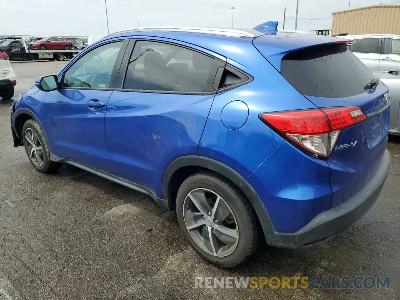 2 fotografías del automóvil dañado 3CZRU5H55MM714583 HONDA HR-V 2021