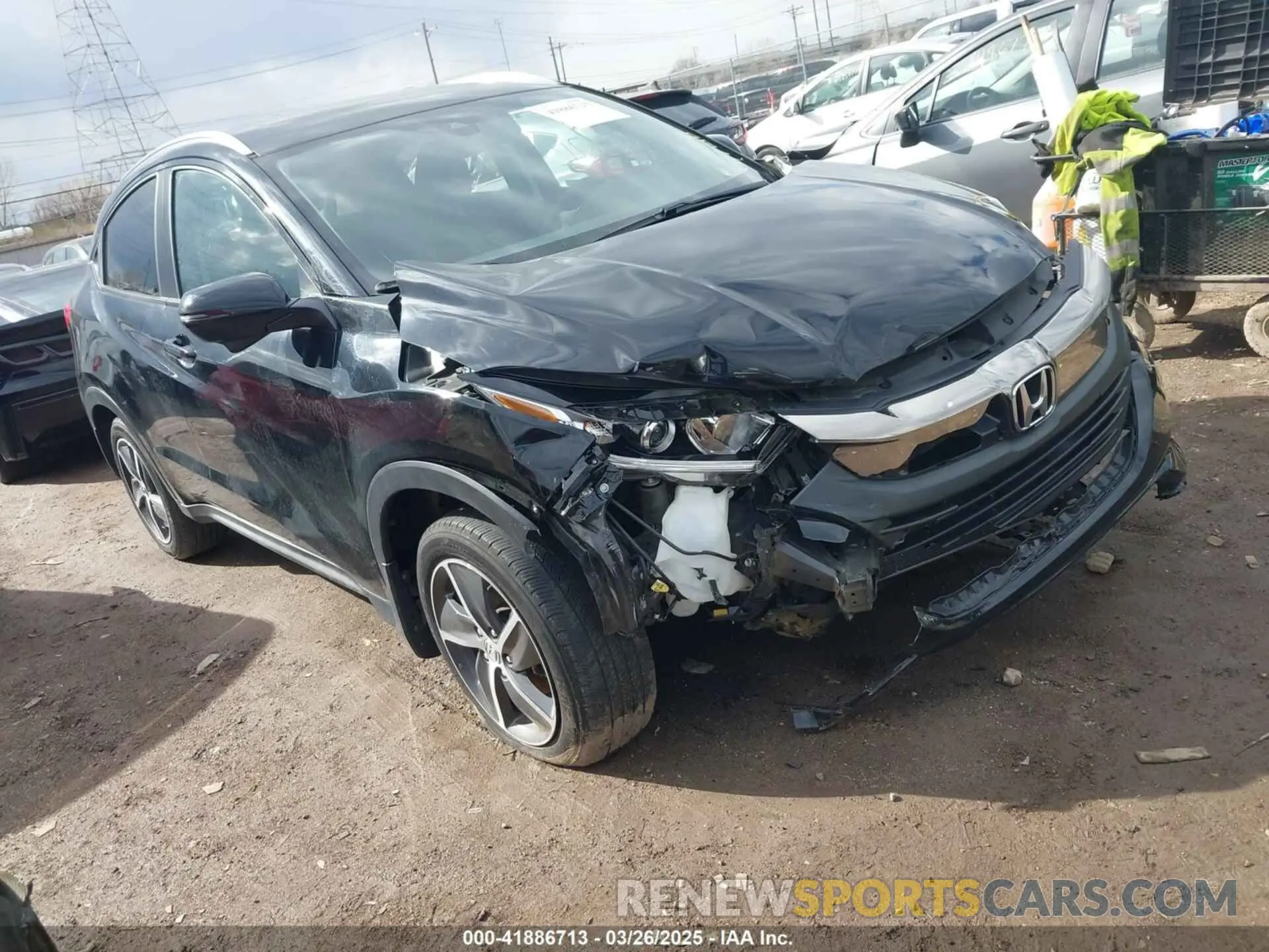 1 fotografías del automóvil dañado 3CZRU5H57MM705724 HONDA HR-V 2021