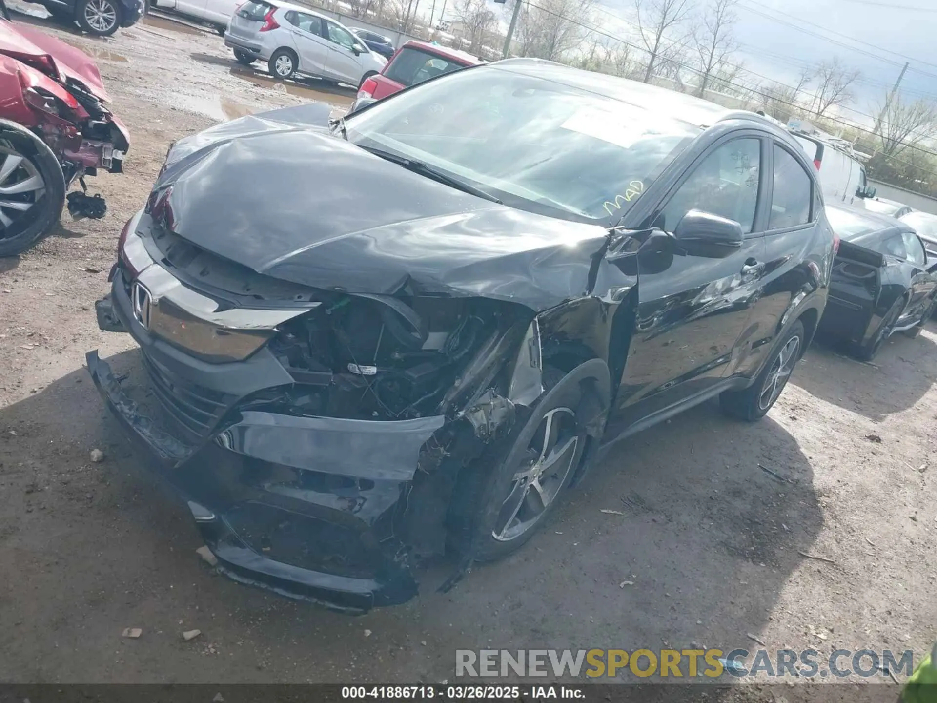 2 fotografías del automóvil dañado 3CZRU5H57MM705724 HONDA HR-V 2021