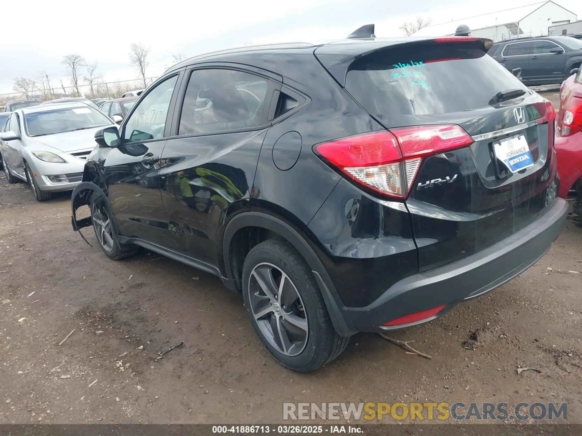 3 fotografías del automóvil dañado 3CZRU5H57MM705724 HONDA HR-V 2021