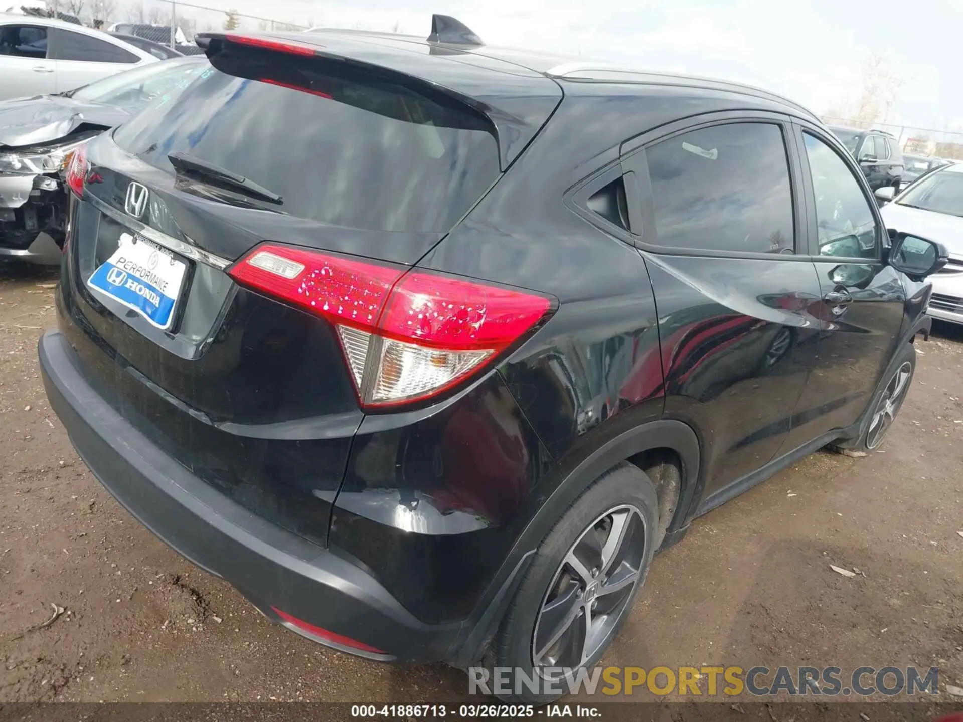 4 fotografías del automóvil dañado 3CZRU5H57MM705724 HONDA HR-V 2021