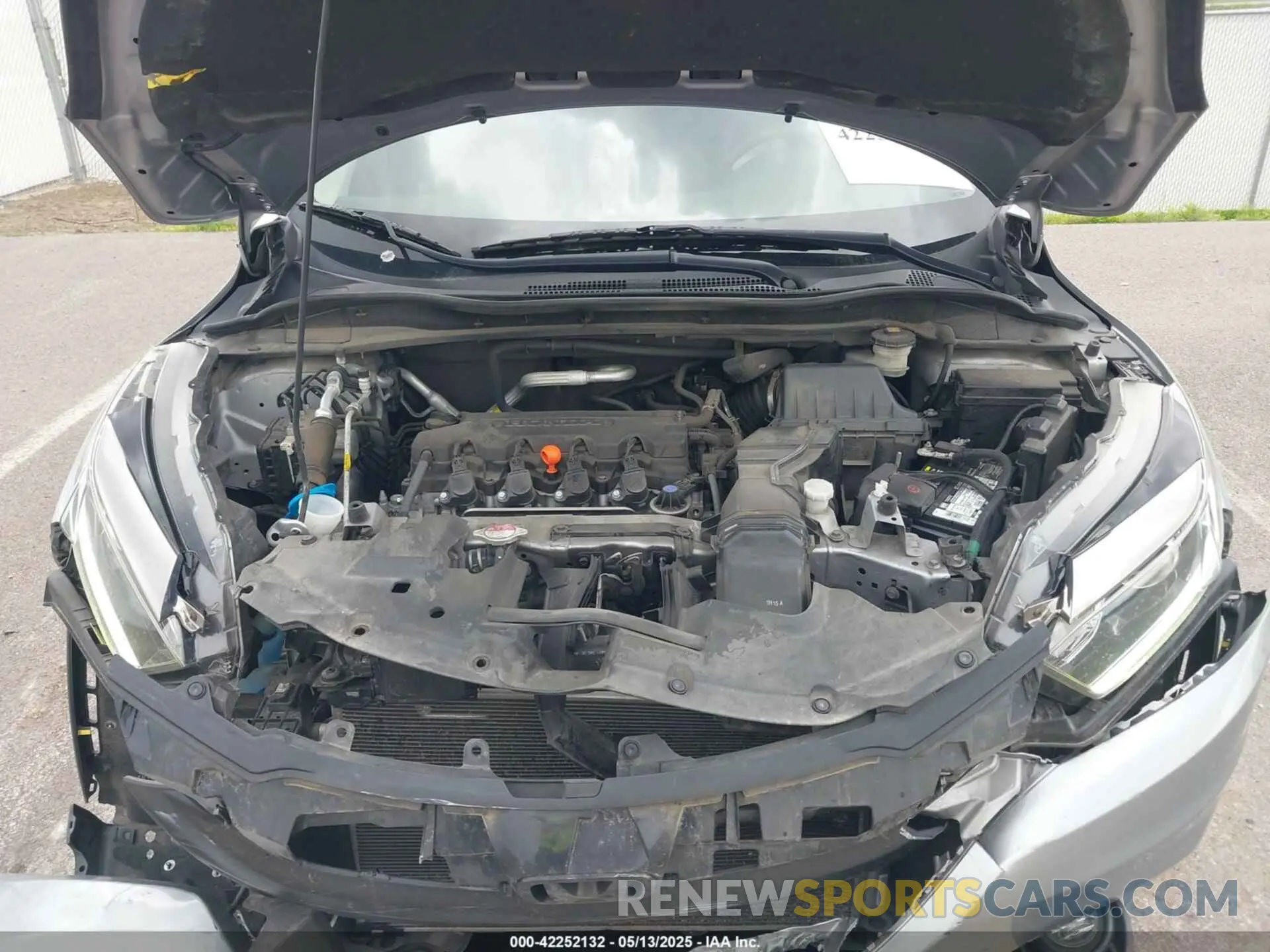 10 fotografías del automóvil dañado 3CZRU5H58MM733614 HONDA HR-V 2021