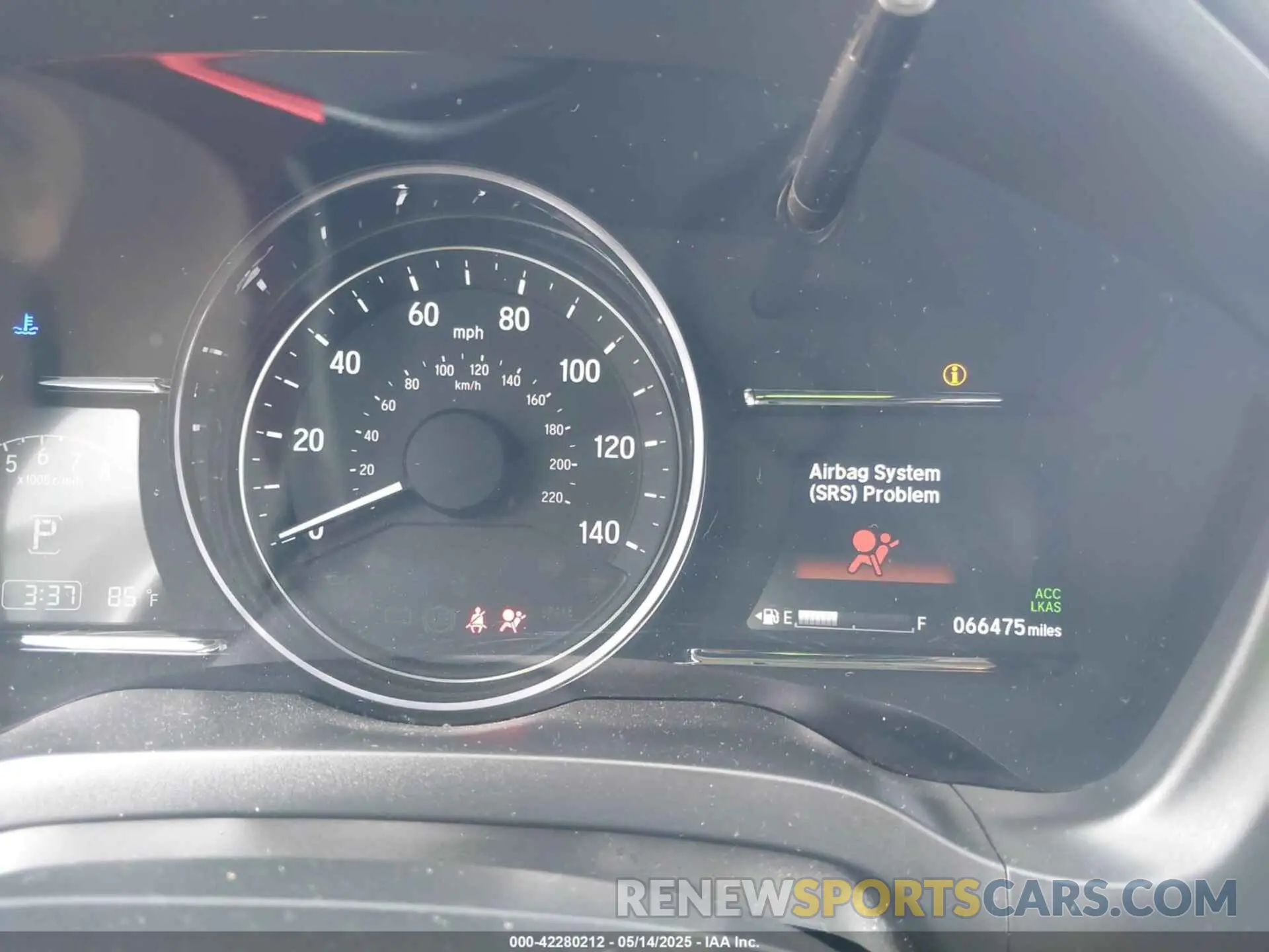 7 fotografías del automóvil dañado 3CZRU5H59MM710083 HONDA HR-V 2021