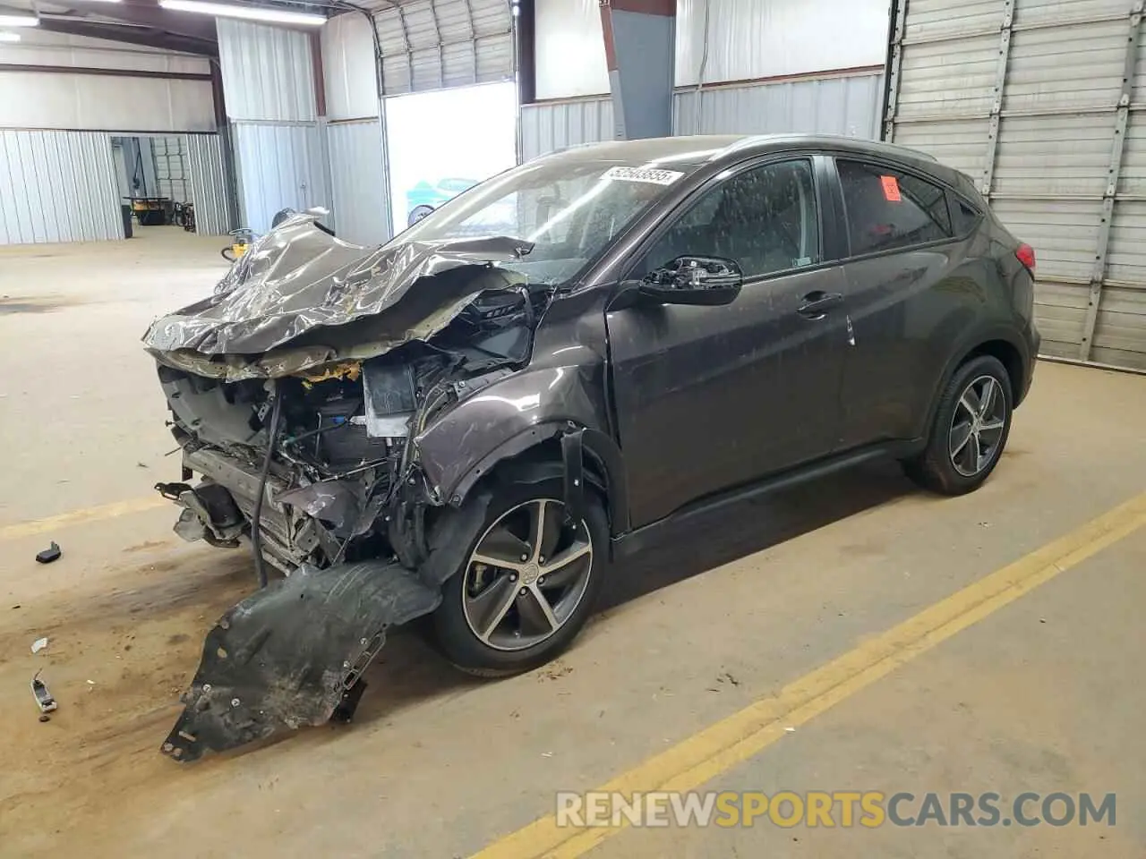 1 fotografías del automóvil dañado 3CZRU5H5XMM711825 HONDA HR-V 2021
