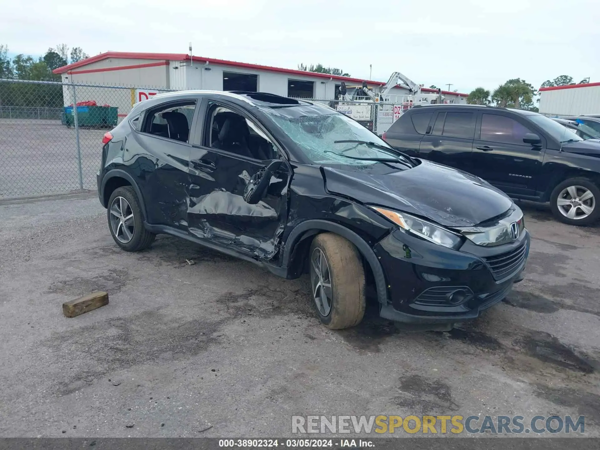 1 fotografías del automóvil dañado 3CZRU5H74MM703933 HONDA HR-V 2021