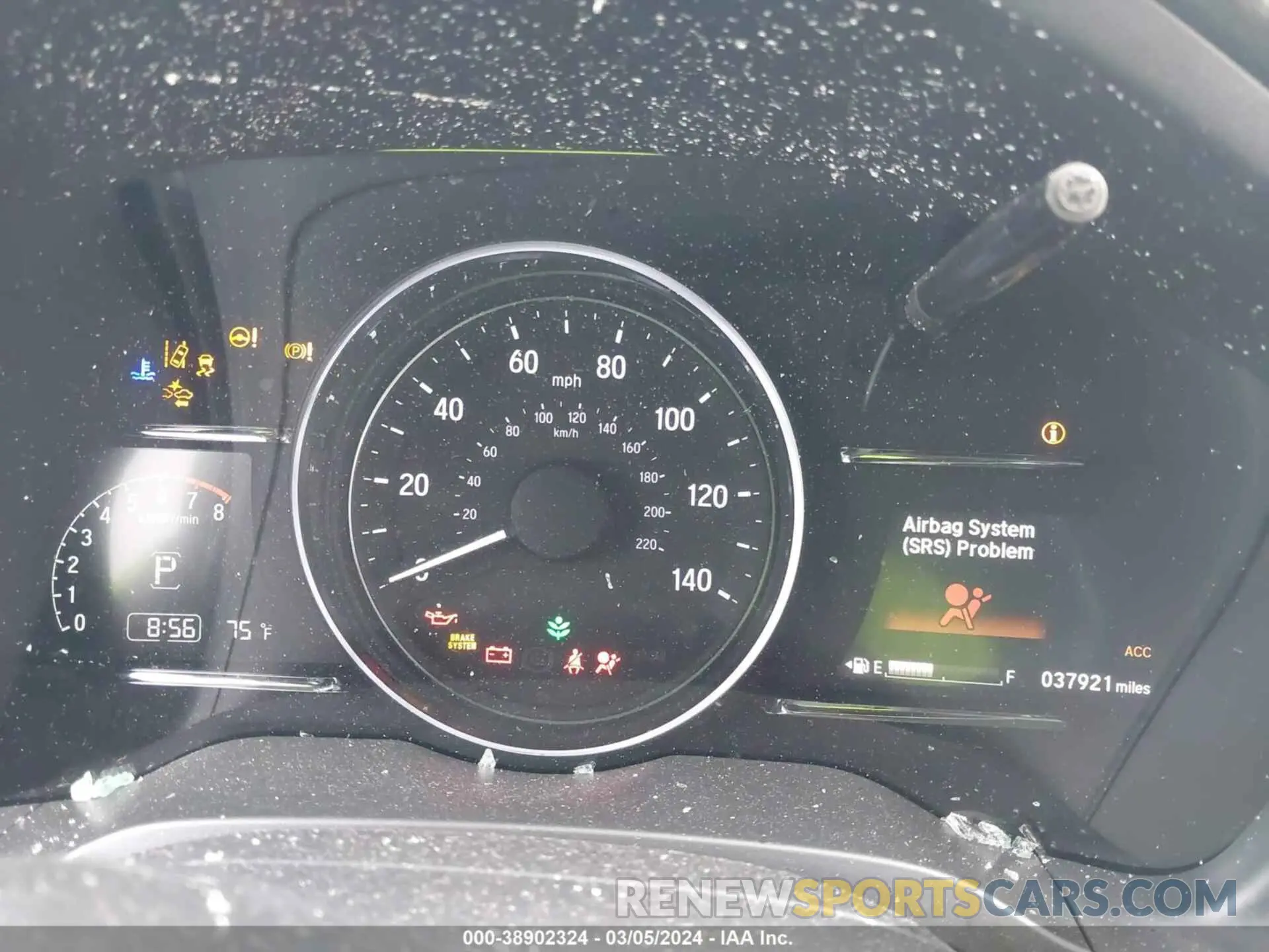 15 fotografías del automóvil dañado 3CZRU5H74MM703933 HONDA HR-V 2021