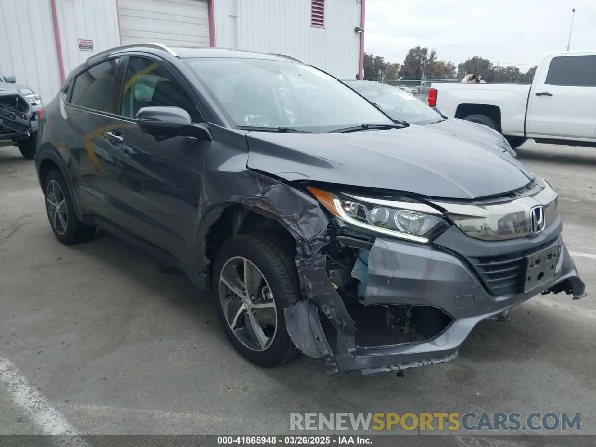1 fotografías del automóvil dañado 3CZRU5H7XMM726567 HONDA HR-V 2021
