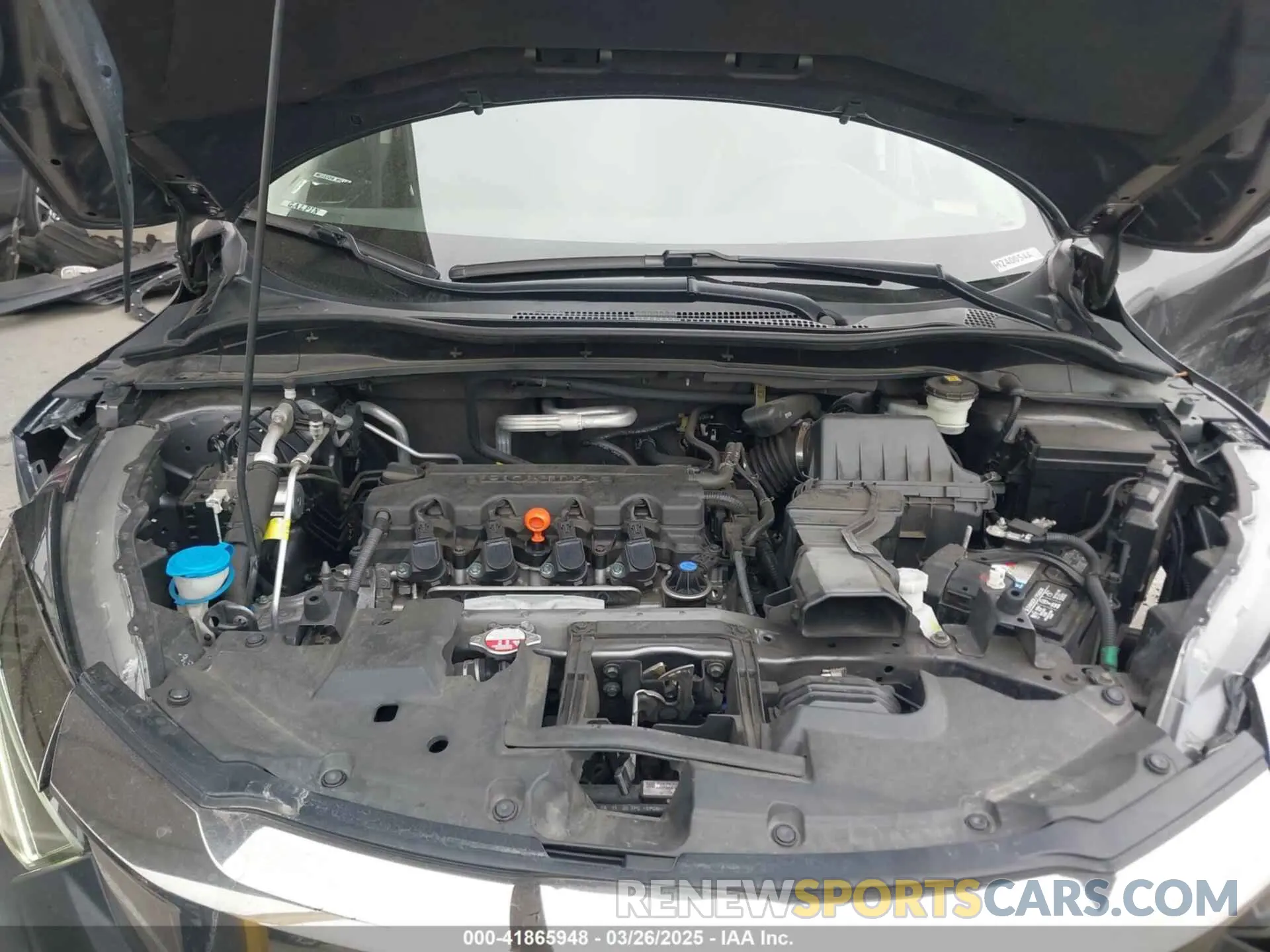 10 fotografías del automóvil dañado 3CZRU5H7XMM726567 HONDA HR-V 2021