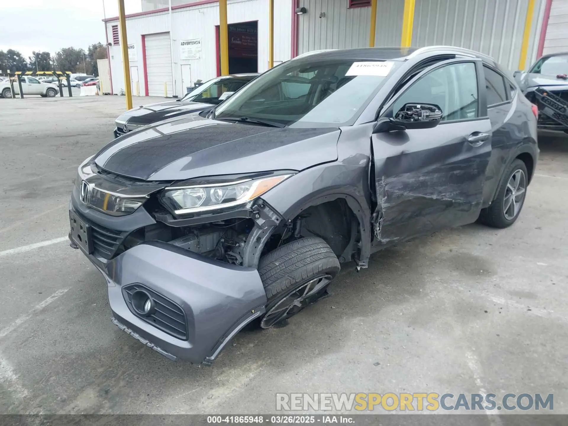 2 fotografías del automóvil dañado 3CZRU5H7XMM726567 HONDA HR-V 2021