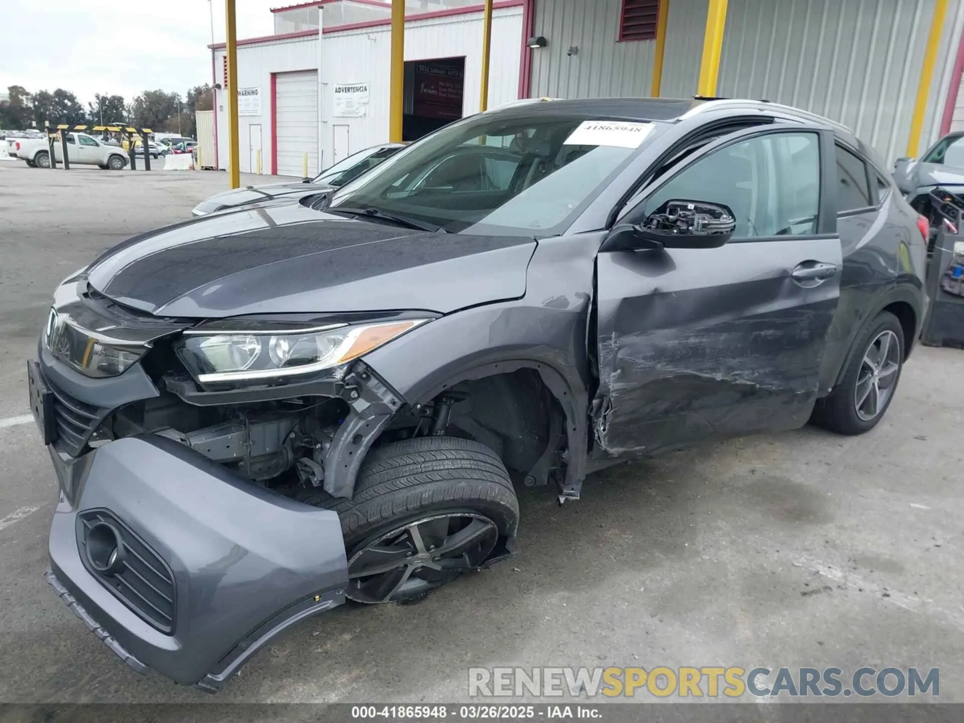6 fotografías del automóvil dañado 3CZRU5H7XMM726567 HONDA HR-V 2021