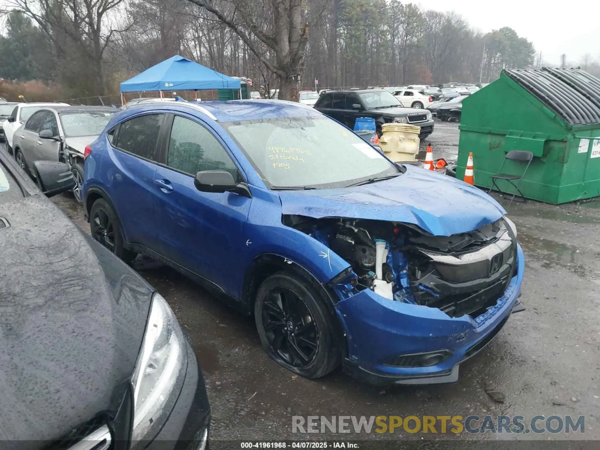 13 fotografías del automóvil dañado 3CZRU6H10MM732721 HONDA HR-V 2021