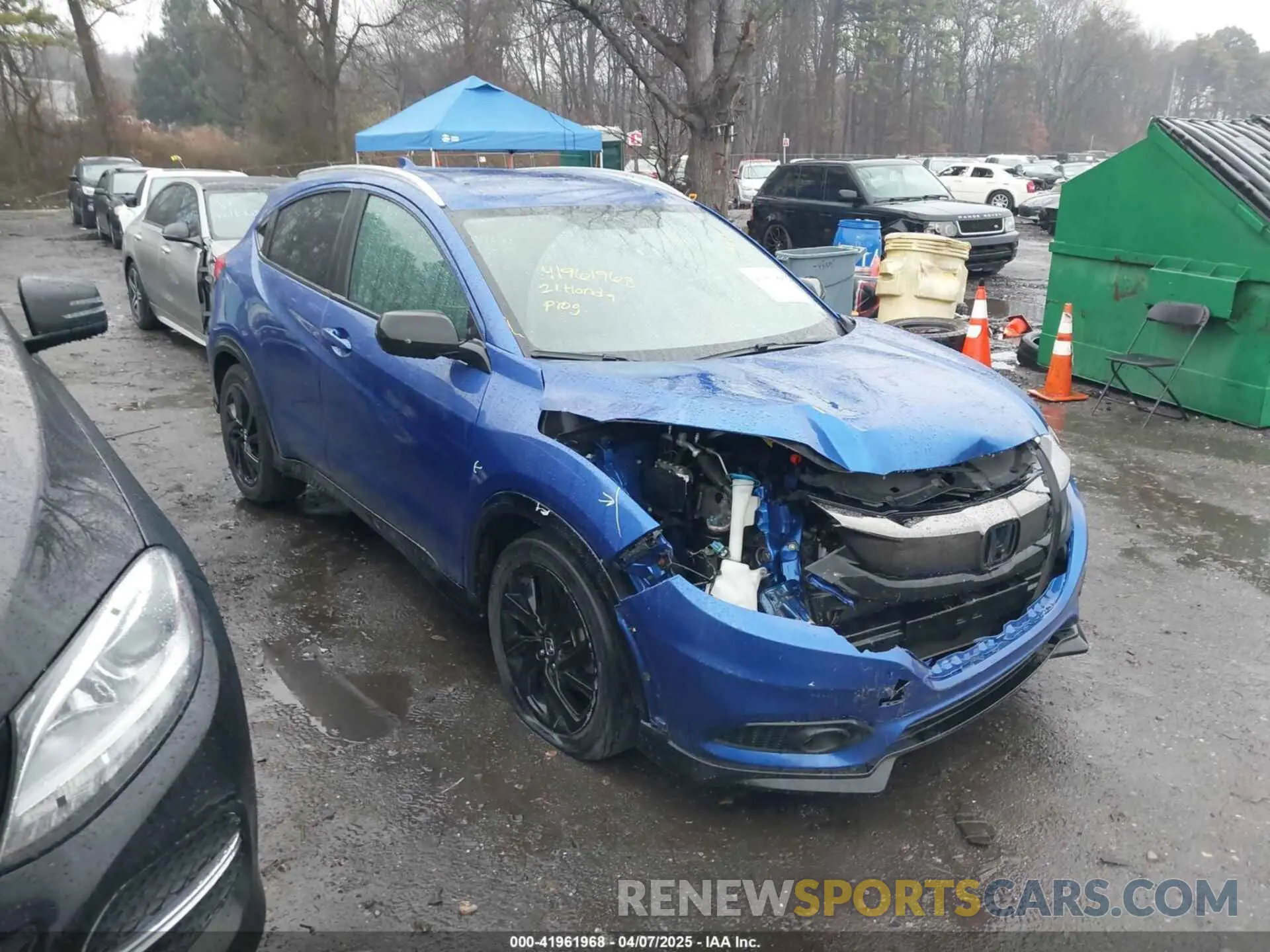 6 fotografías del automóvil dañado 3CZRU6H10MM732721 HONDA HR-V 2021