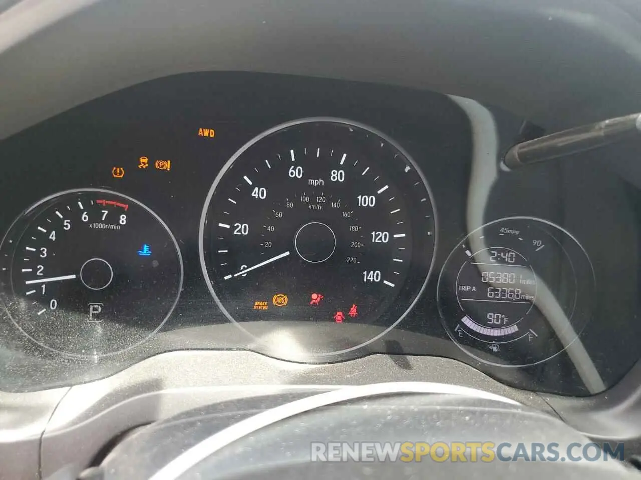 9 fotografías del automóvil dañado 3CZRU6H10MM733500 HONDA HR-V 2021