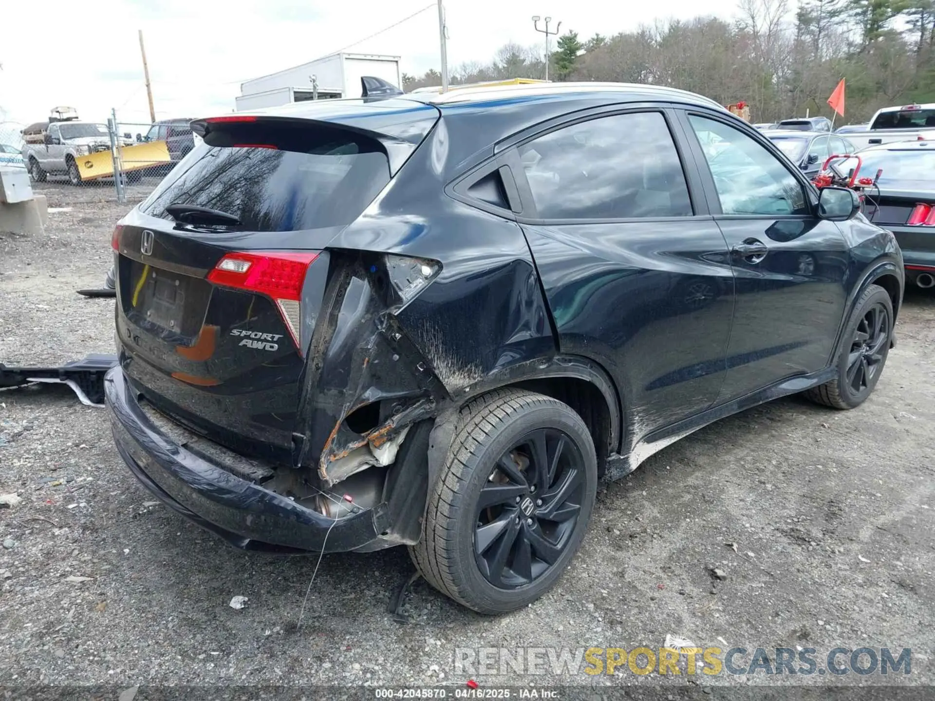 4 fotografías del automóvil dañado 3CZRU6H10MM752094 HONDA HR-V 2021