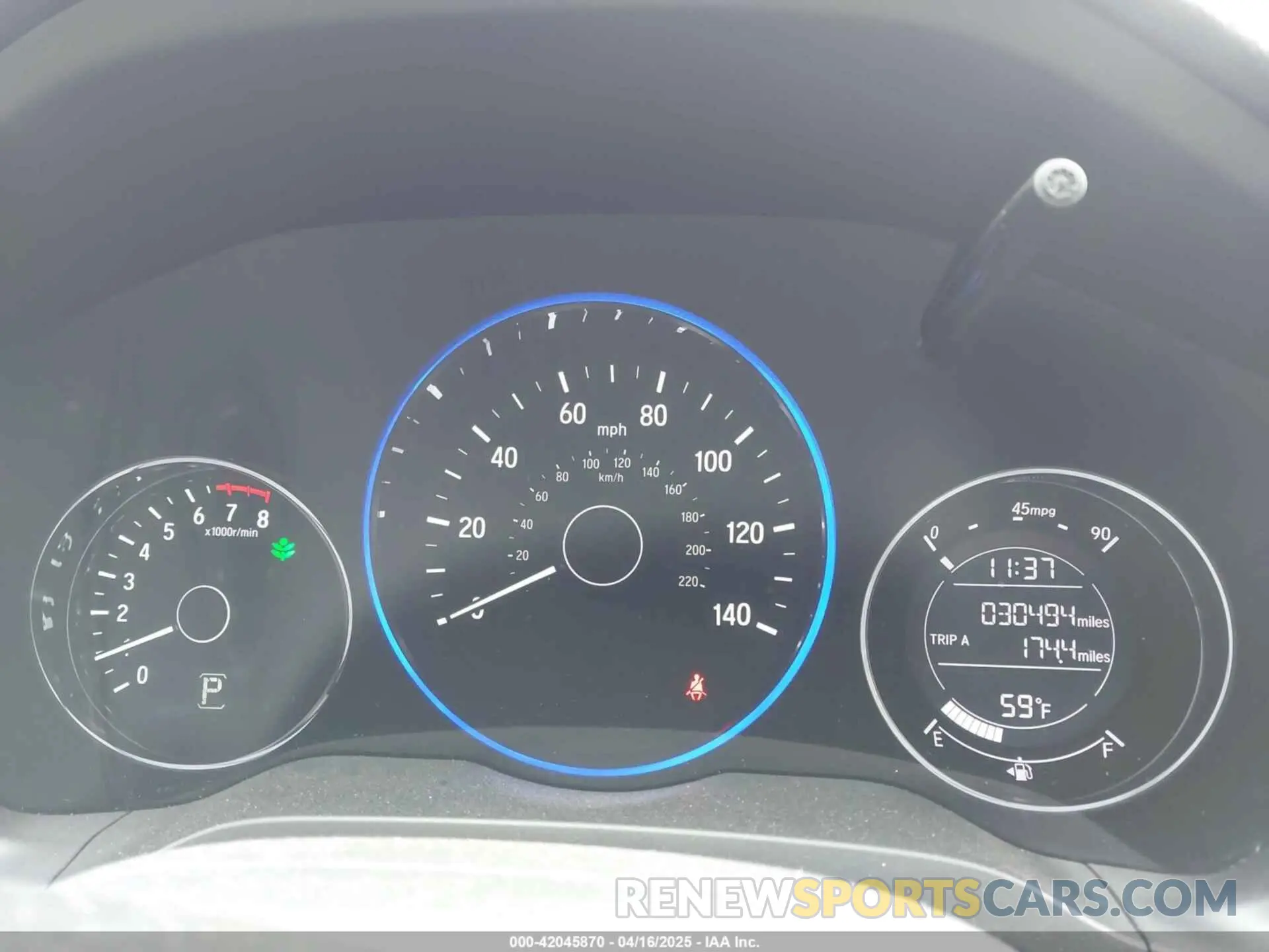 7 fotografías del automóvil dañado 3CZRU6H10MM752094 HONDA HR-V 2021
