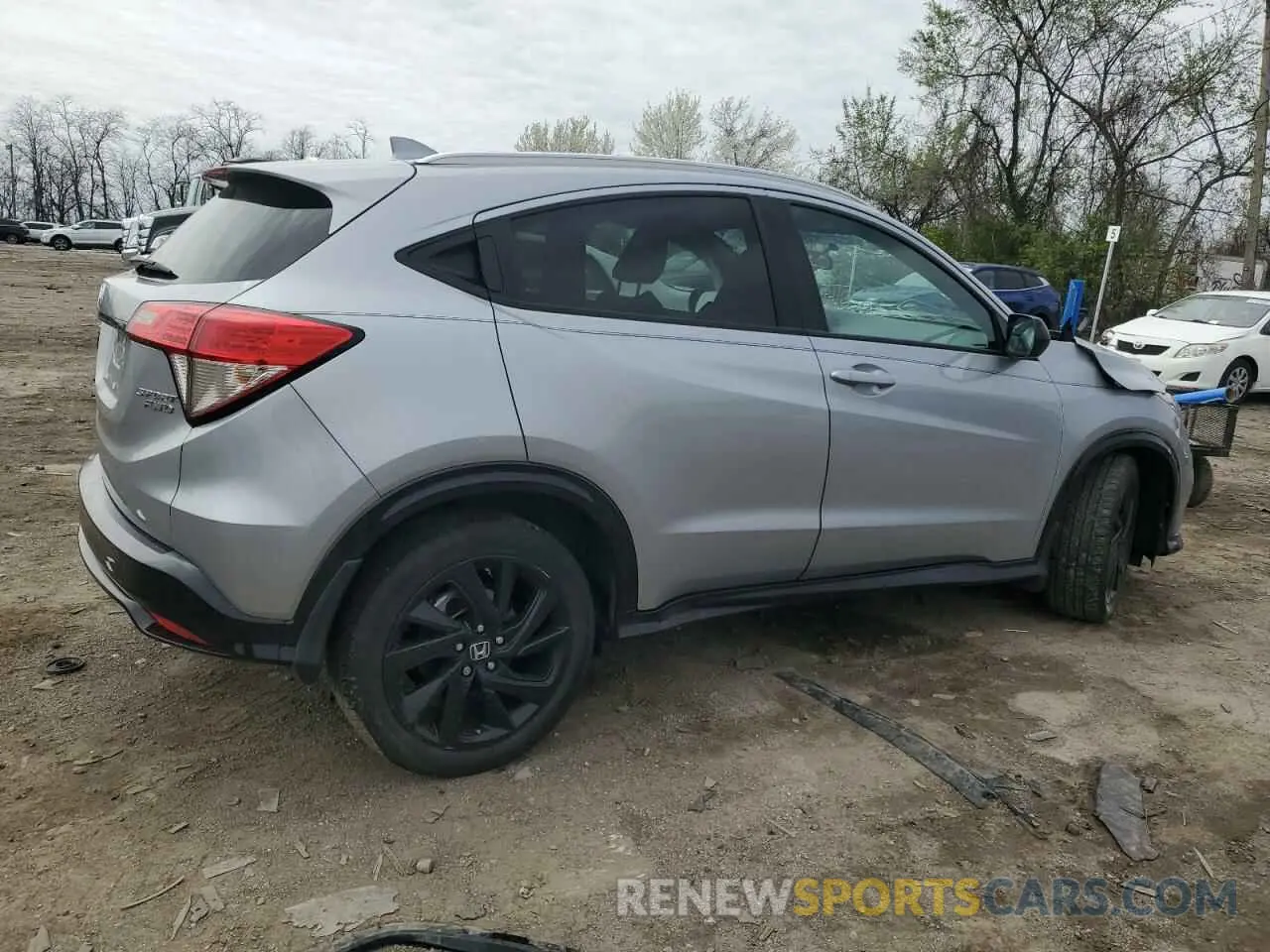 3 fotografías del automóvil dañado 3CZRU6H11MM701851 HONDA HR-V 2021