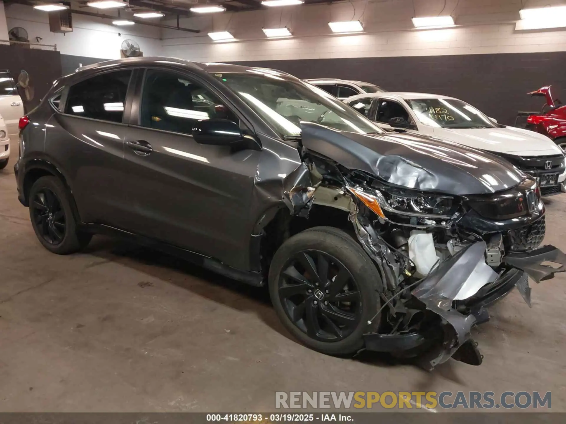 6 fotografías del automóvil dañado 3CZRU6H11MM740973 HONDA HR-V 2021