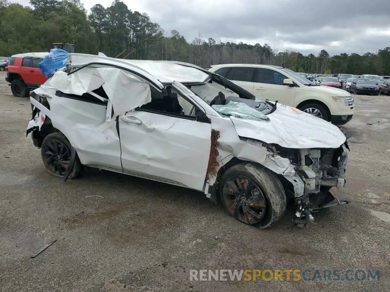 4 fotografías del automóvil dañado 3CZRU6H12MM754705 HONDA HR-V 2021