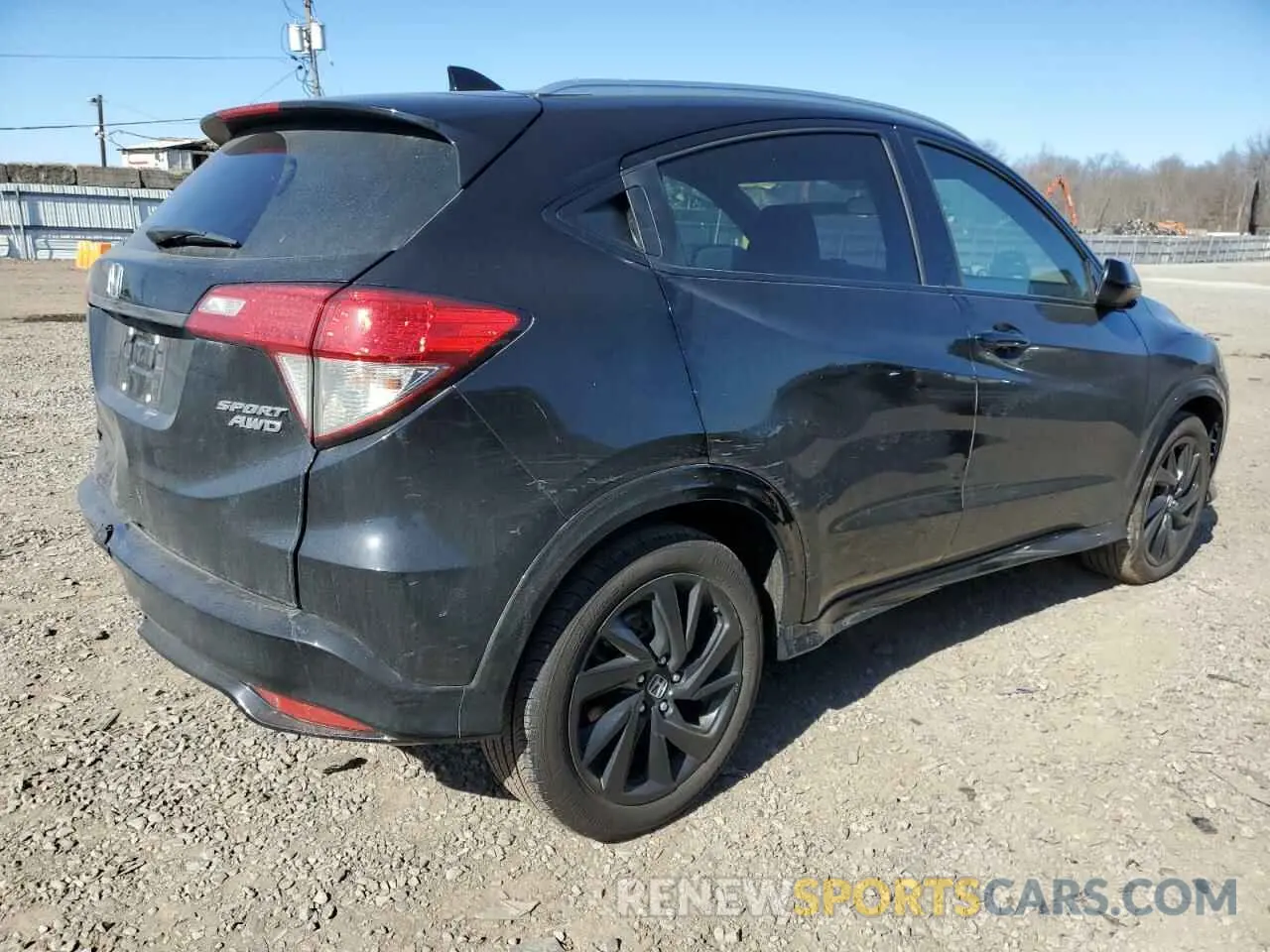 3 fotografías del automóvil dañado 3CZRU6H15MM730883 HONDA HR-V 2021