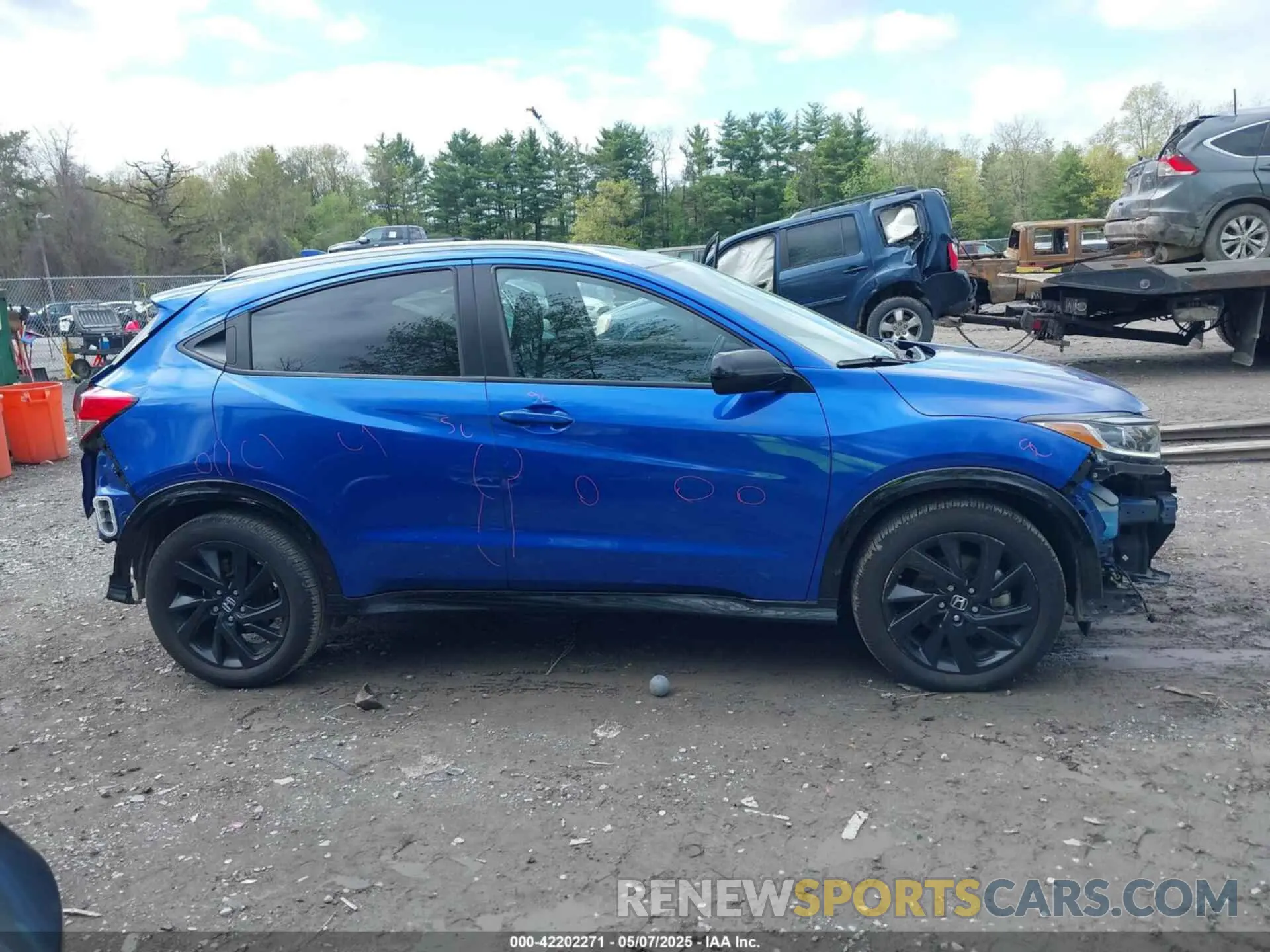 13 fotografías del automóvil dañado 3CZRU6H15MM749045 HONDA HR-V 2021