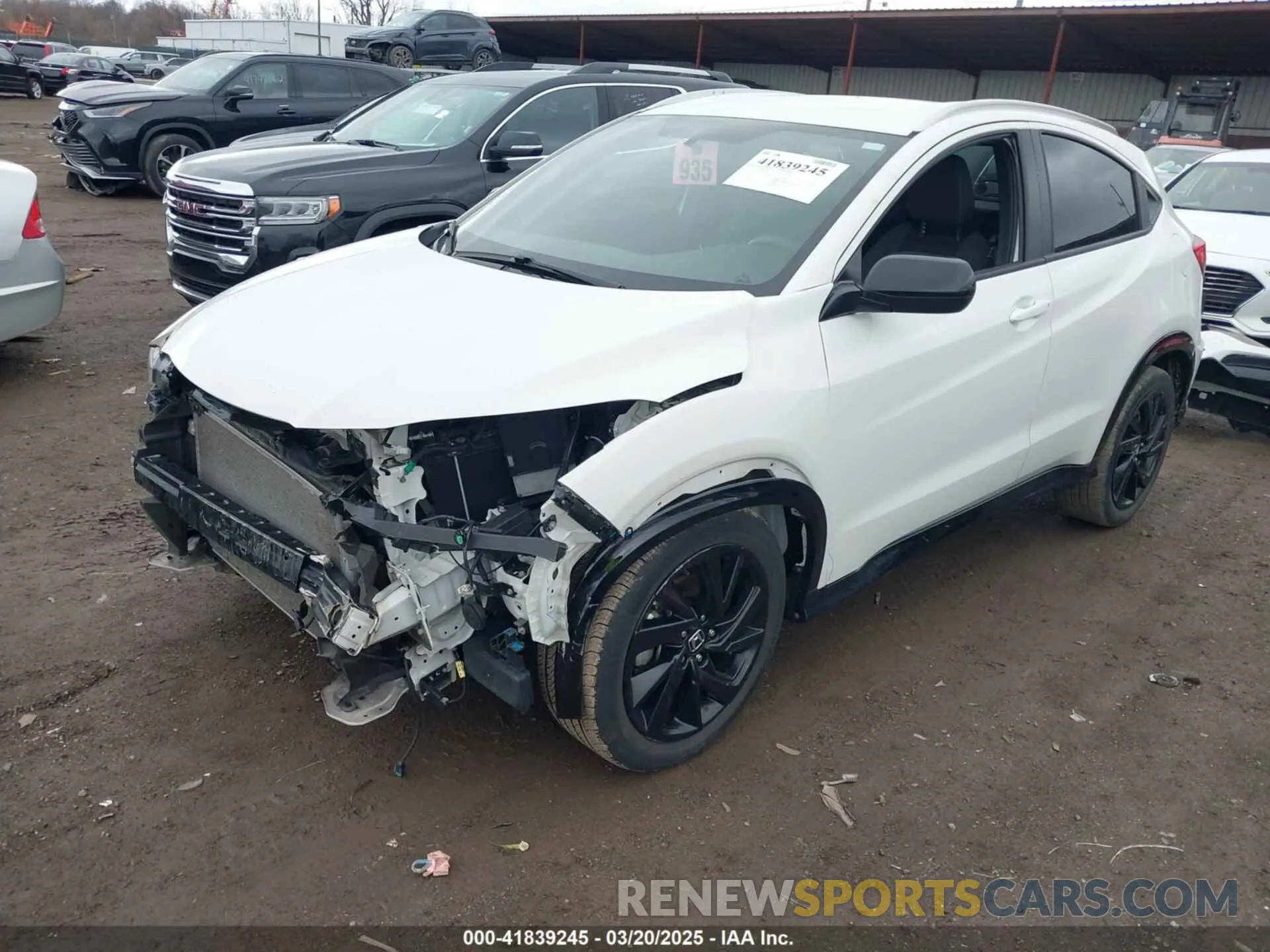 2 fotografías del automóvil dañado 3CZRU6H15MM752916 HONDA HR-V 2021
