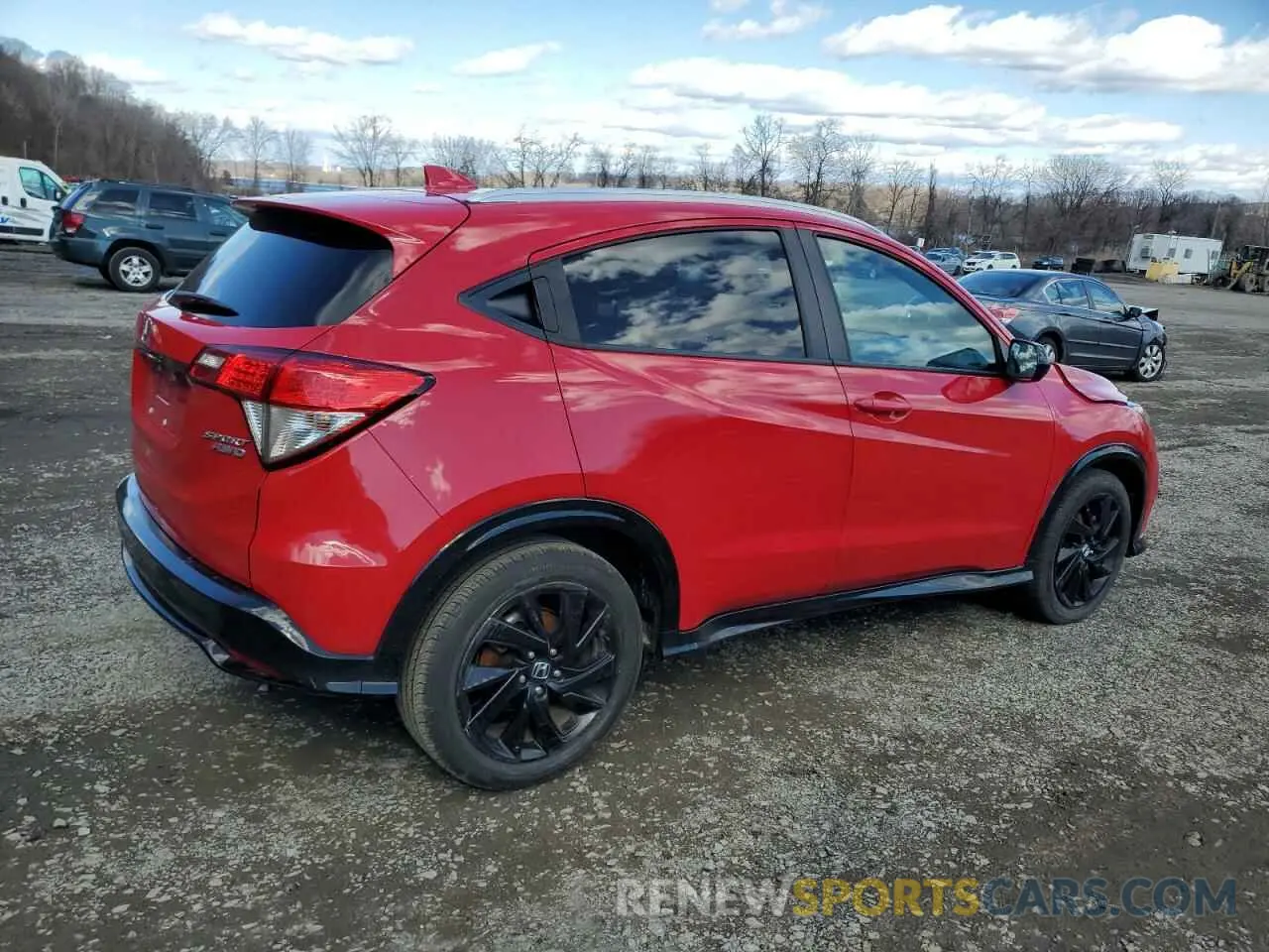 3 fotografías del automóvil dañado 3CZRU6H18MM702494 HONDA HR-V 2021
