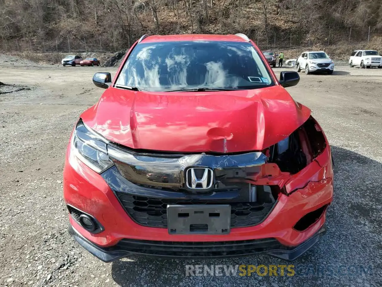 5 fotografías del automóvil dañado 3CZRU6H18MM702494 HONDA HR-V 2021