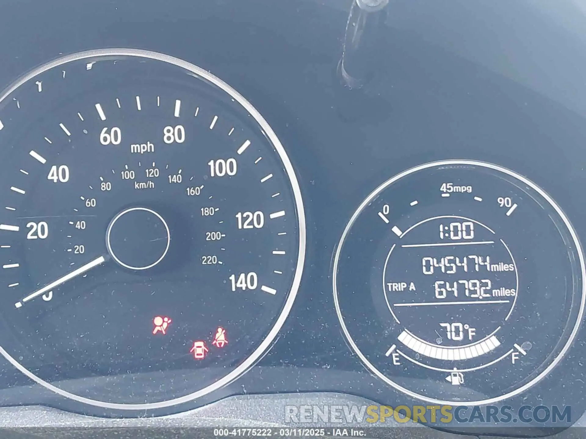 7 fotografías del automóvil dañado 3CZRU6H33MM731998 HONDA HR-V 2021