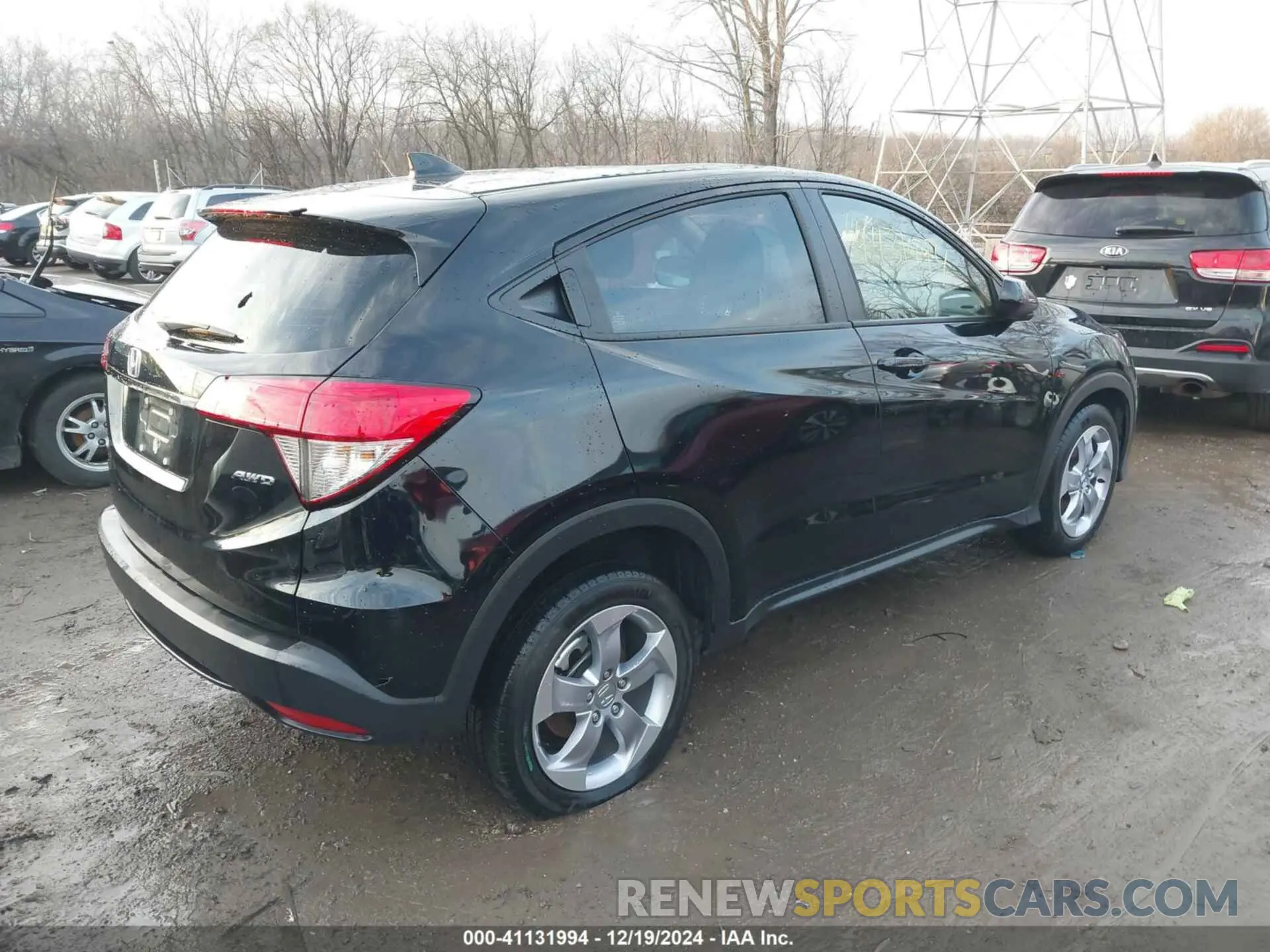 4 fotografías del automóvil dañado 3CZRU6H36MM736659 HONDA HR-V 2021