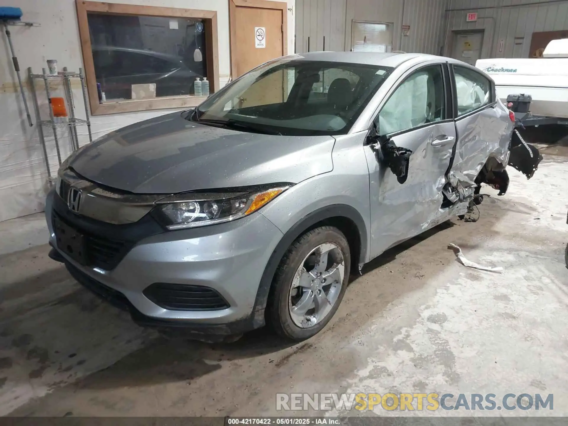 2 fotografías del automóvil dañado 3CZRU6H3XMM708864 HONDA HR-V 2021