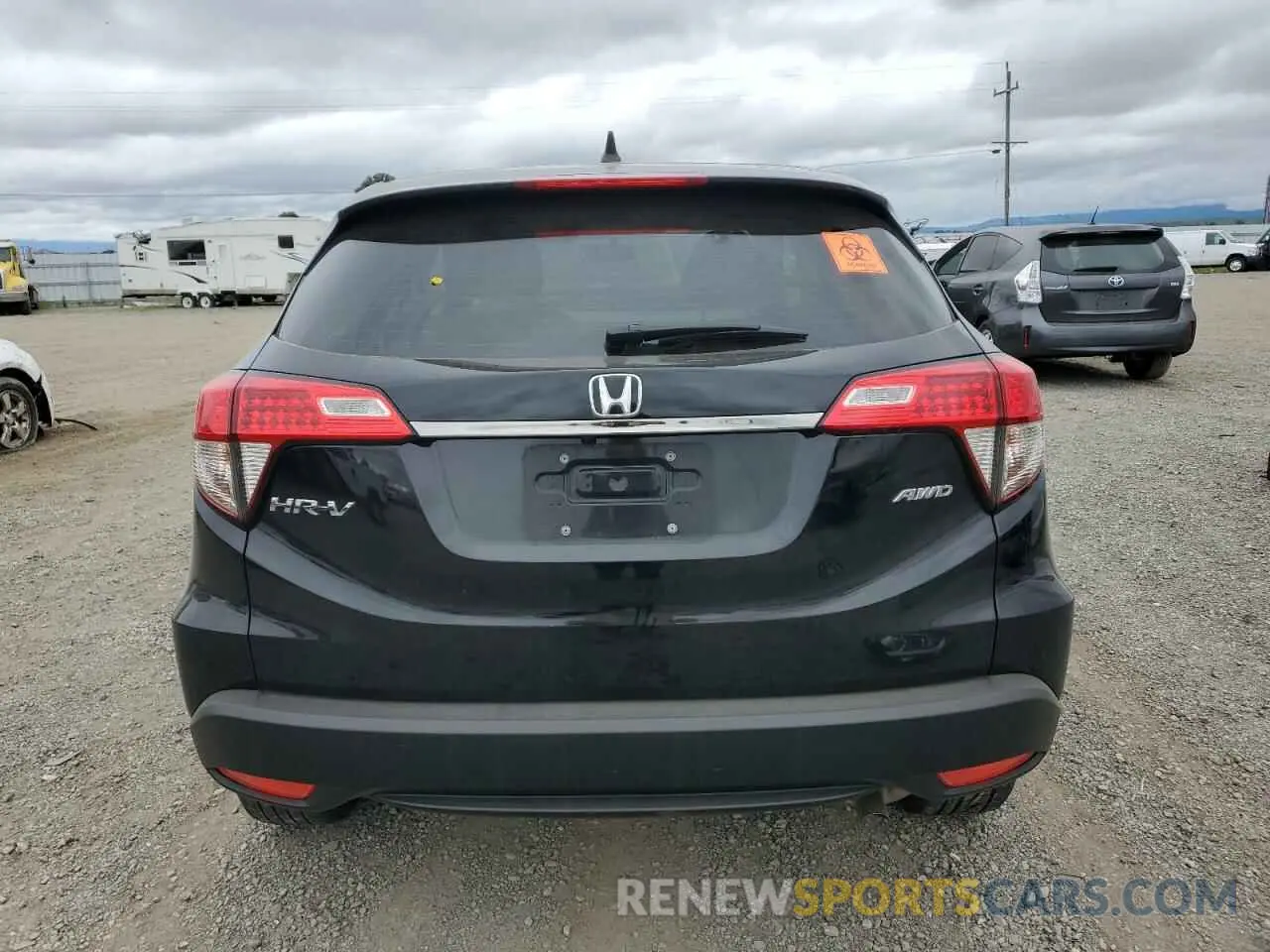 6 fotografías del automóvil dañado 3CZRU6H3XMM737099 HONDA HR-V 2021