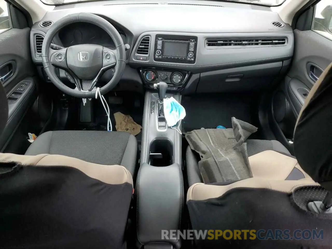 8 fotografías del automóvil dañado 3CZRU6H3XMM737099 HONDA HR-V 2021