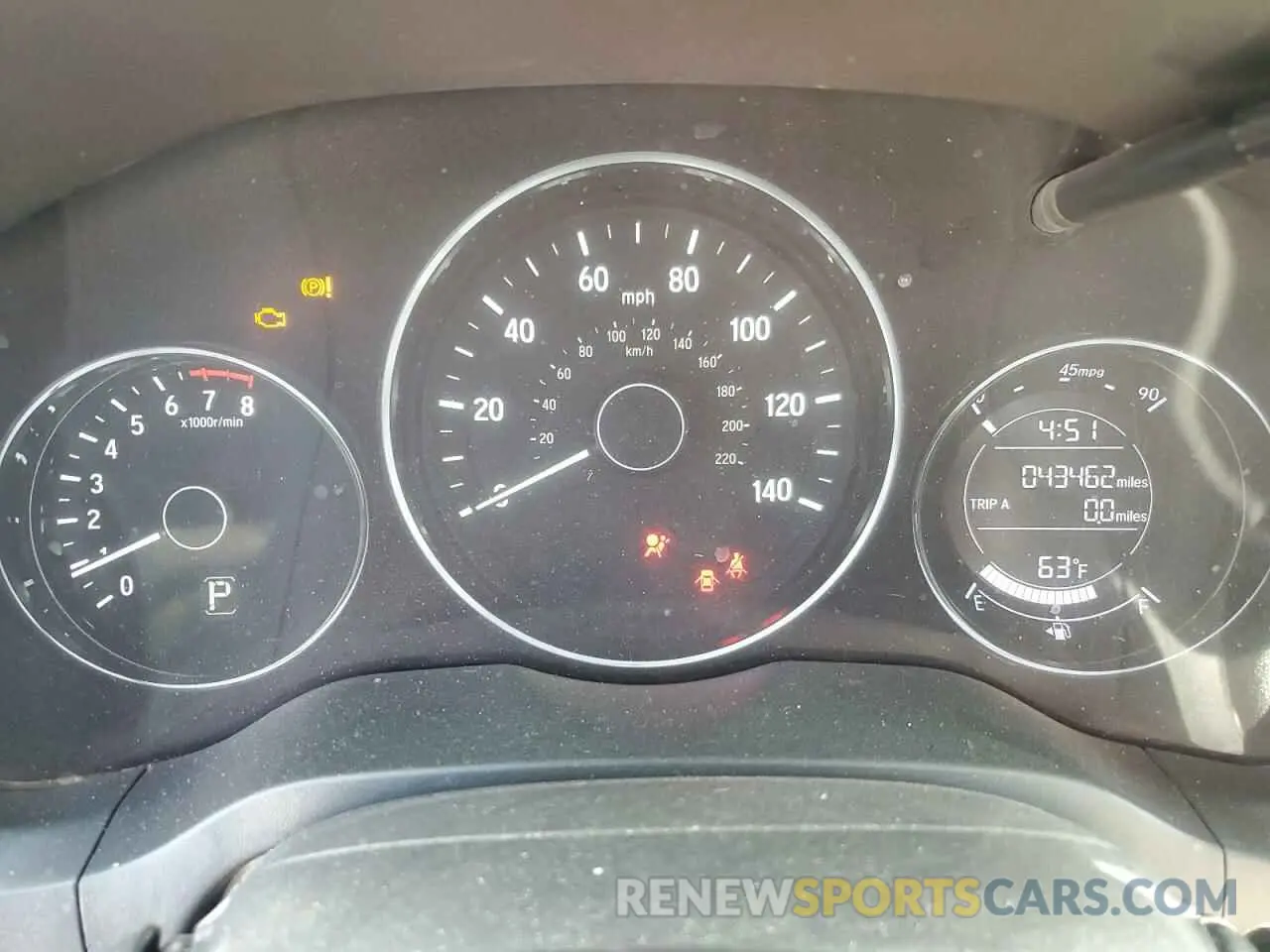 9 fotografías del automóvil dañado 3CZRU6H3XMM741380 HONDA HR-V 2021