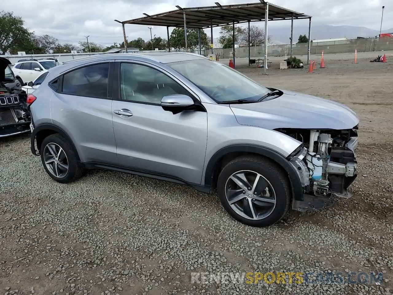 4 fotografías del automóvil dañado 3CZRU6H51MM745223 HONDA HR-V 2021