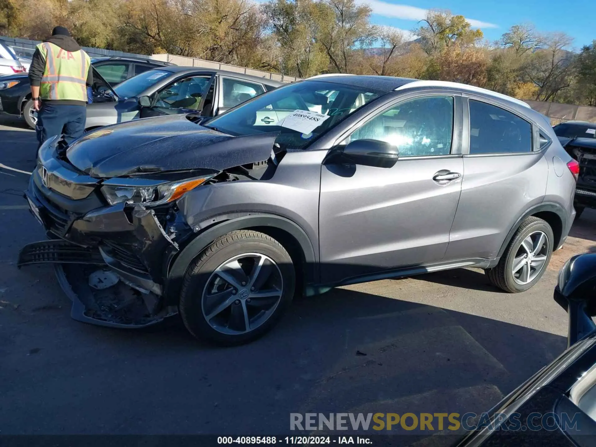 14 fotografías del automóvil dañado 3CZRU6H51MM752351 HONDA HR-V 2021