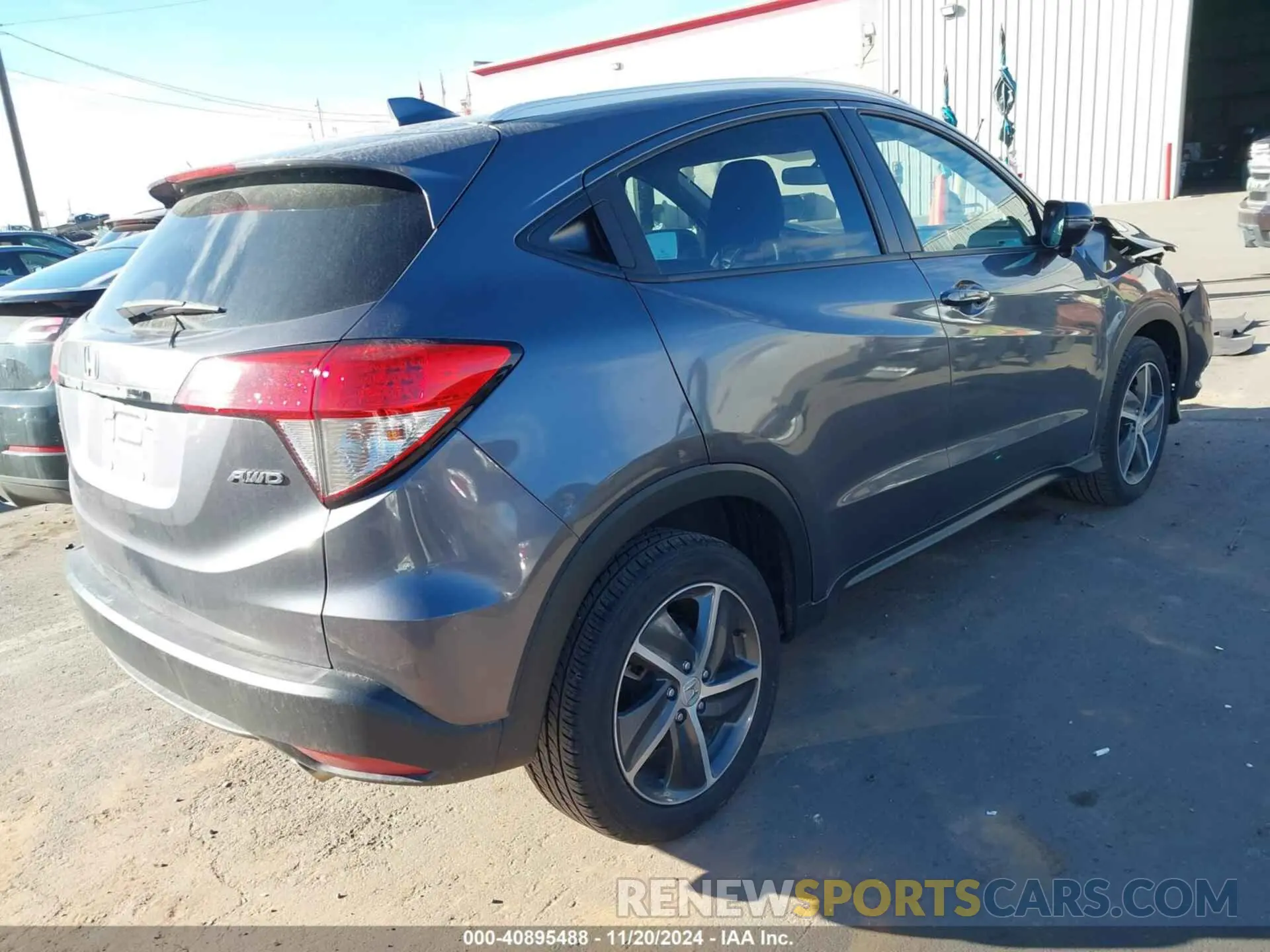 4 fotografías del automóvil dañado 3CZRU6H51MM752351 HONDA HR-V 2021