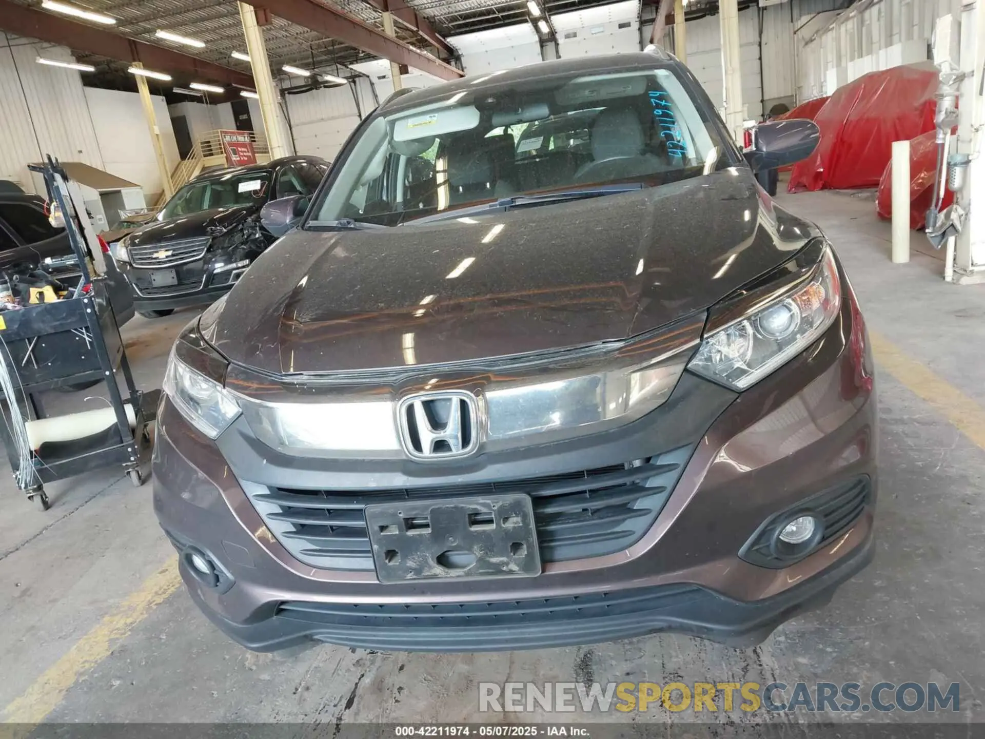 12 fotografías del automóvil dañado 3CZRU6H53MM740279 HONDA HR-V 2021