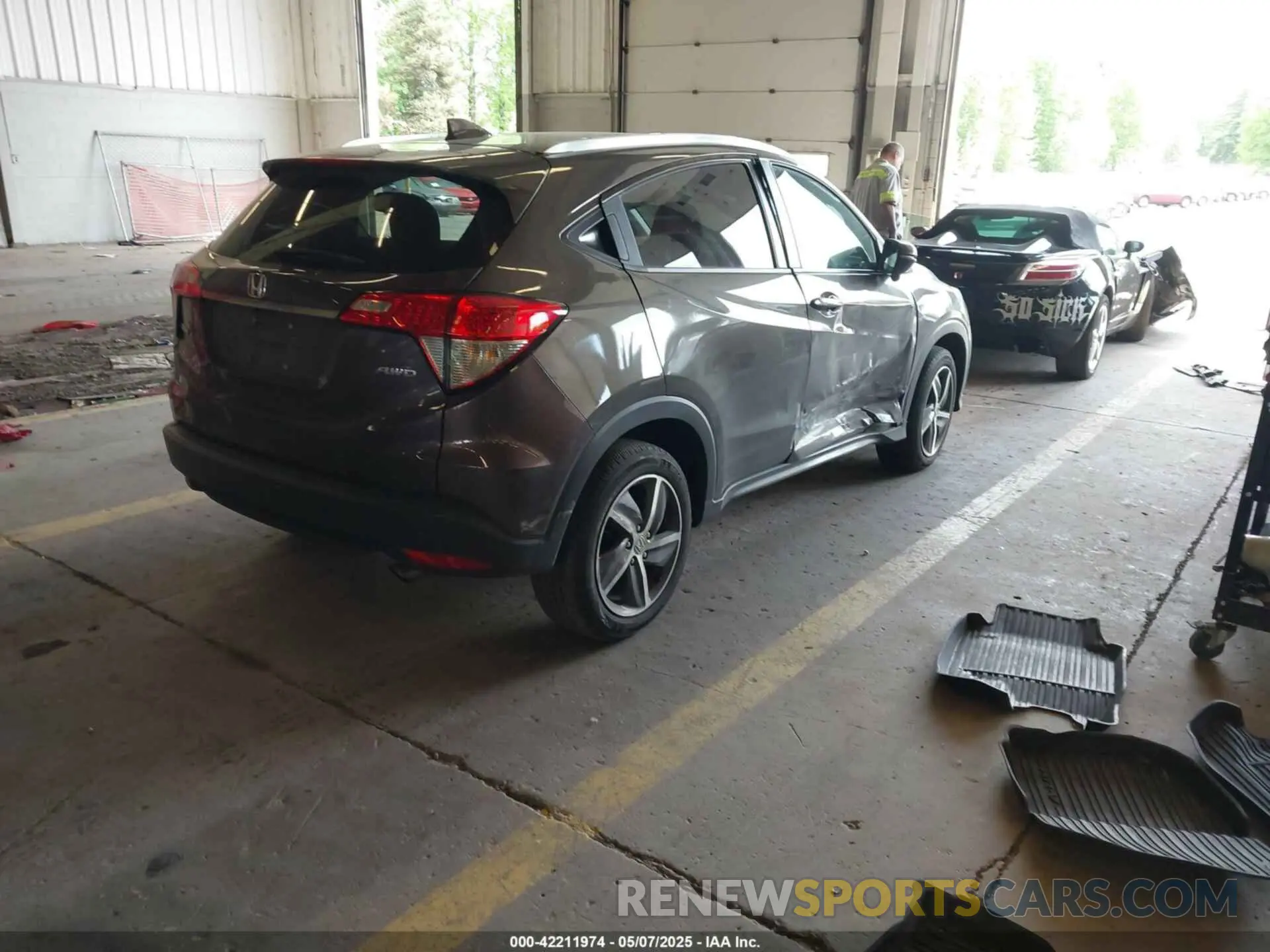 4 fotografías del automóvil dañado 3CZRU6H53MM740279 HONDA HR-V 2021