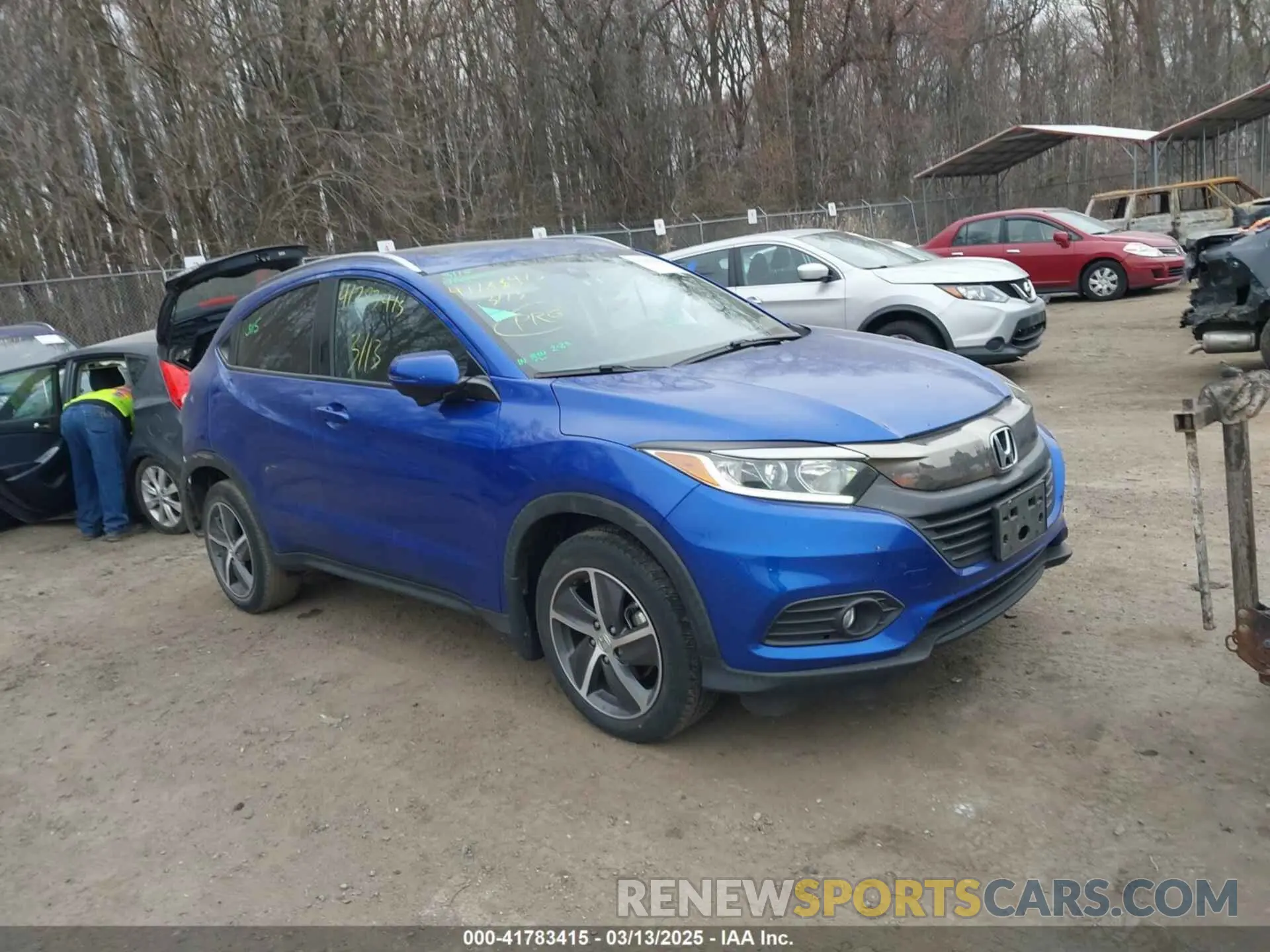 1 fotografías del automóvil dañado 3CZRU6H54MM718761 HONDA HR-V 2021