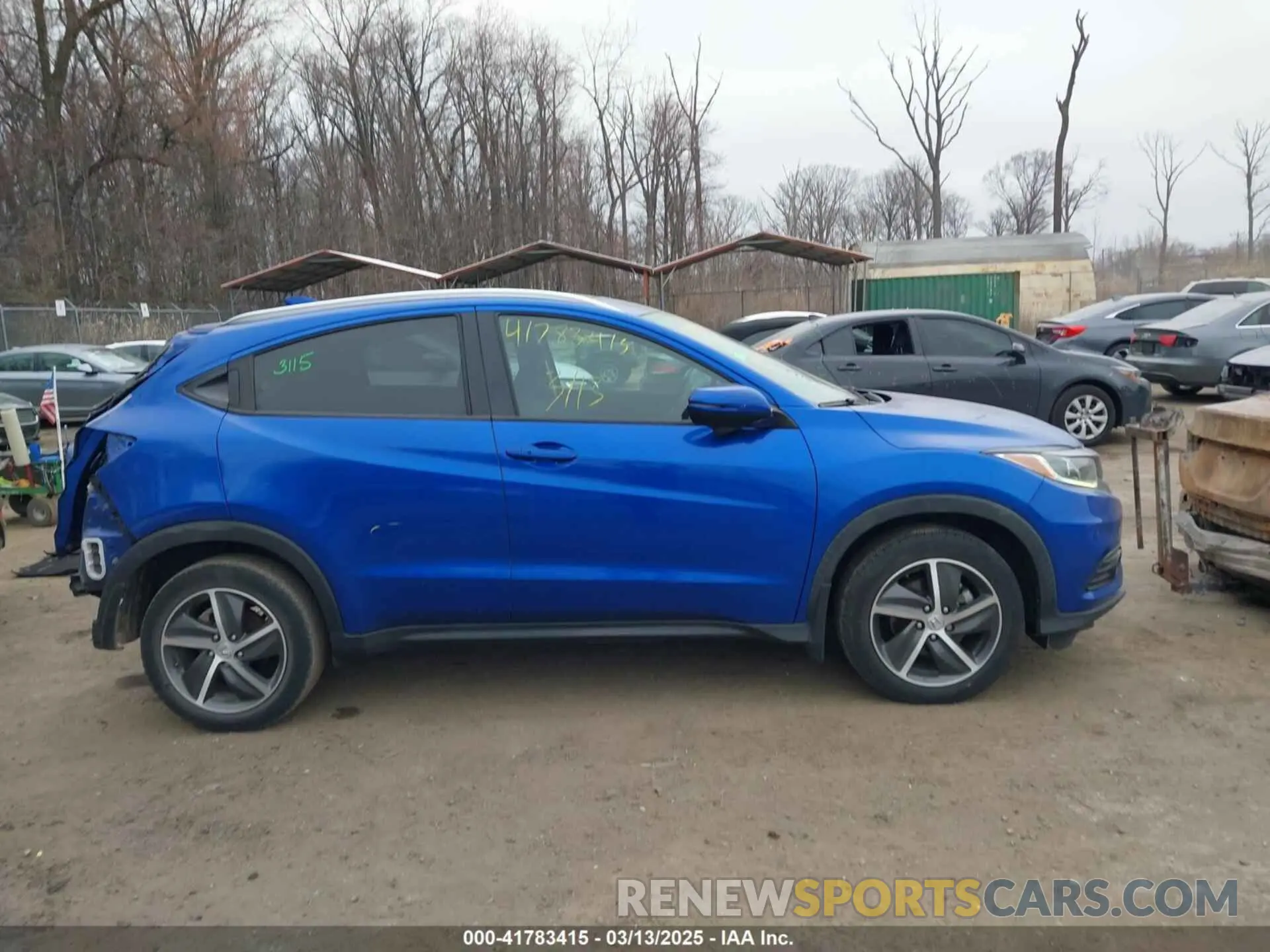 14 fotografías del automóvil dañado 3CZRU6H54MM718761 HONDA HR-V 2021