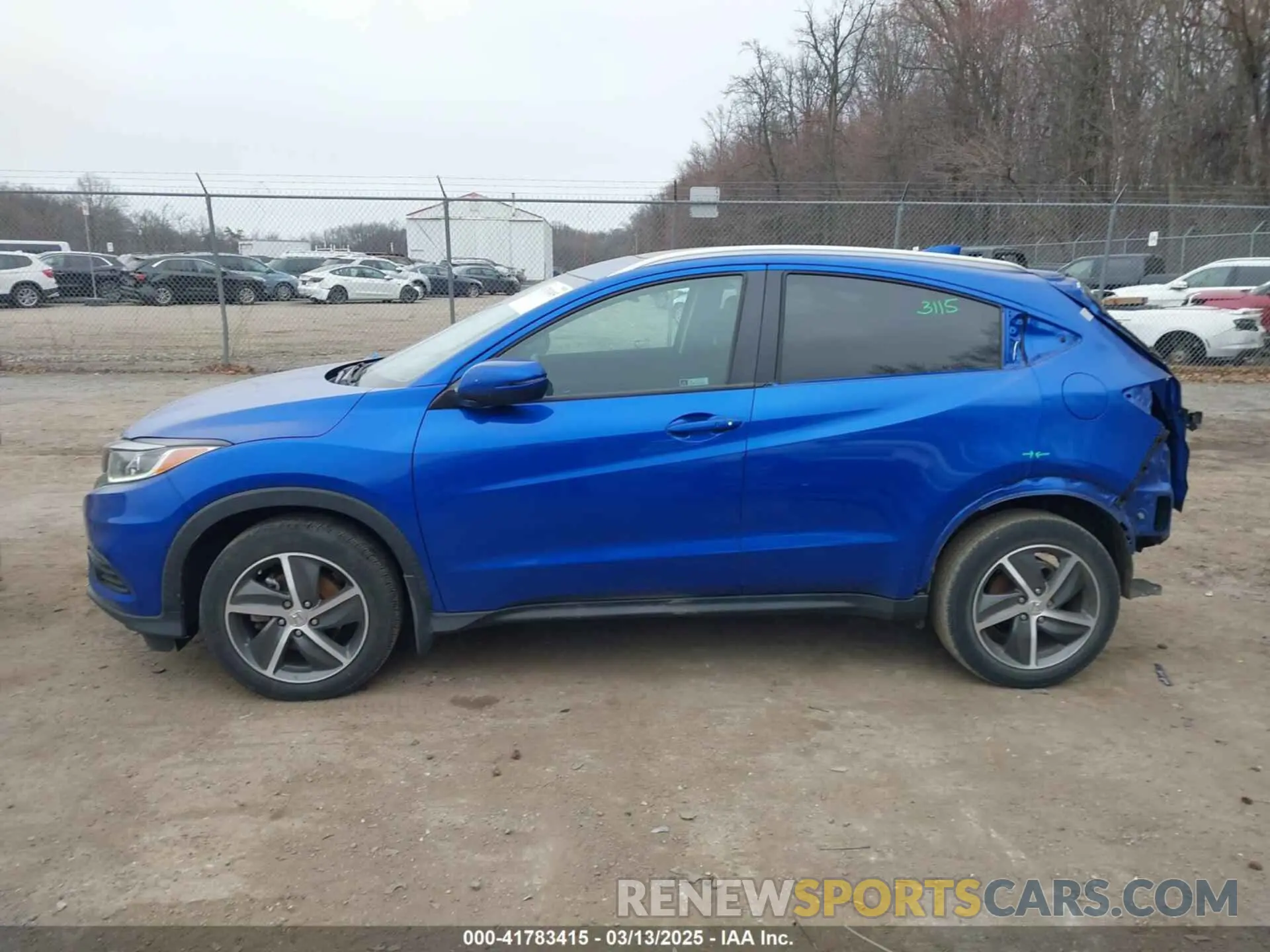 15 fotografías del automóvil dañado 3CZRU6H54MM718761 HONDA HR-V 2021